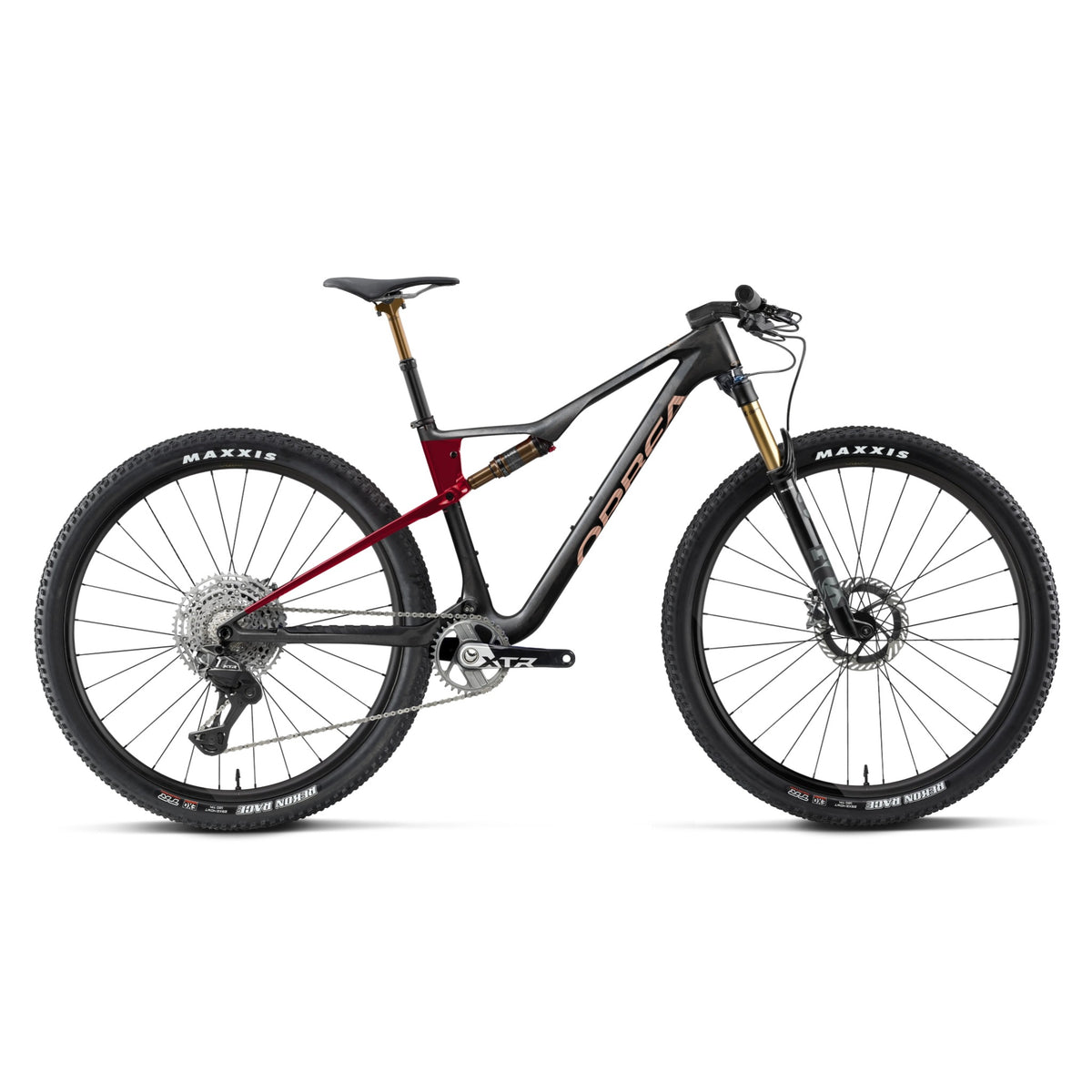 Oiz M-Team Factory 2026 Diamond Carbon View (Matt) - Cherry Red (Gloss) / S