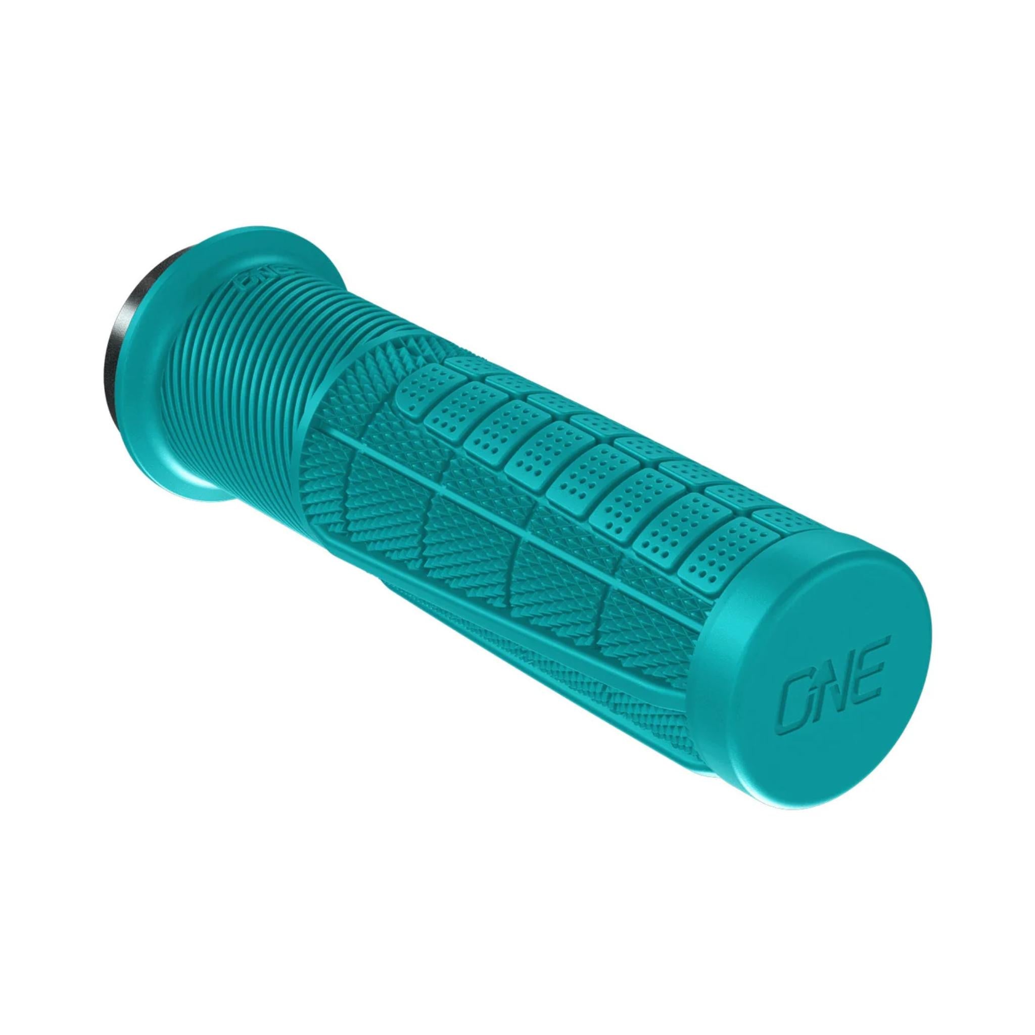 OneUp Components Lock-On Grips - Thick Turquoise
