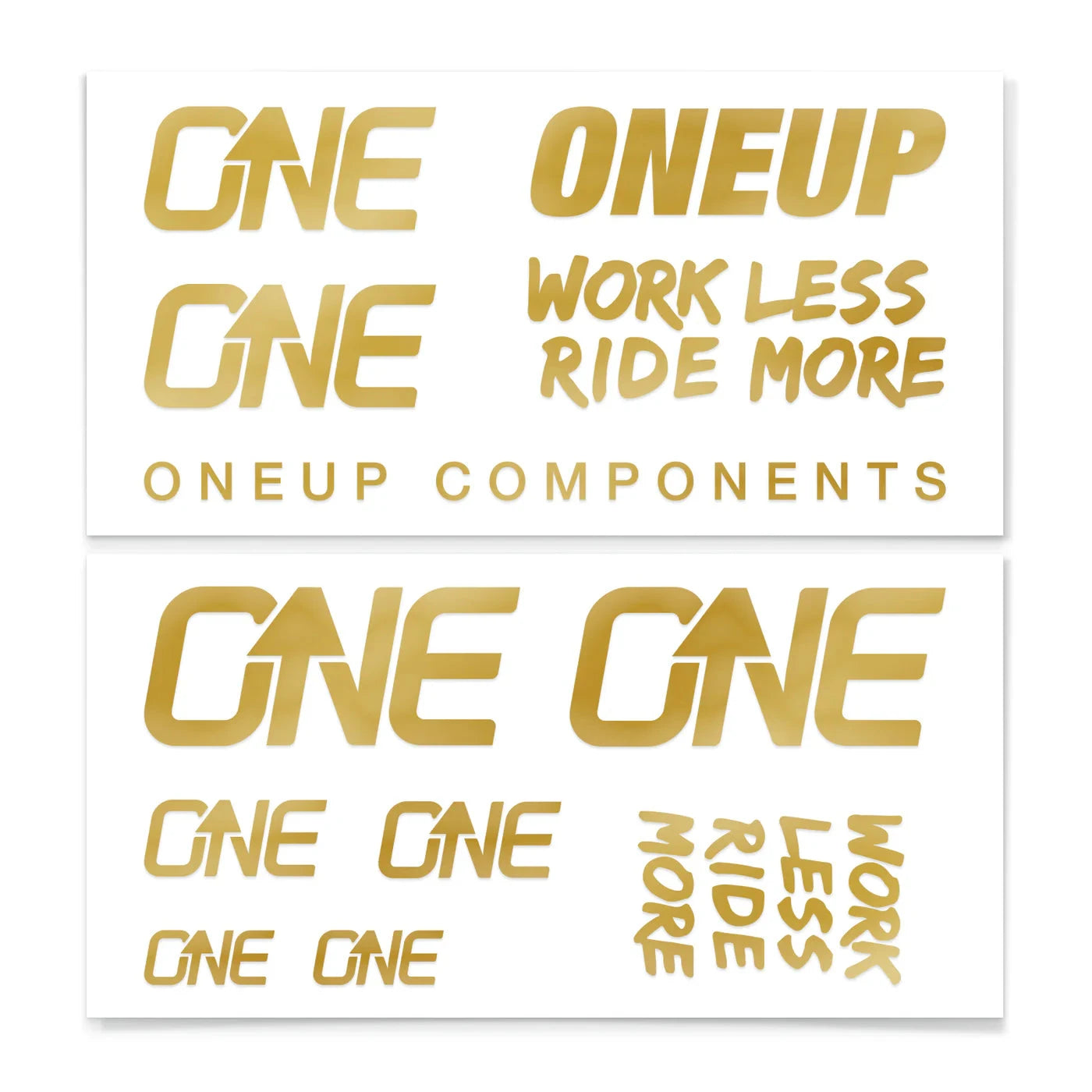 OneUp Handlebar Decal Kit Gold