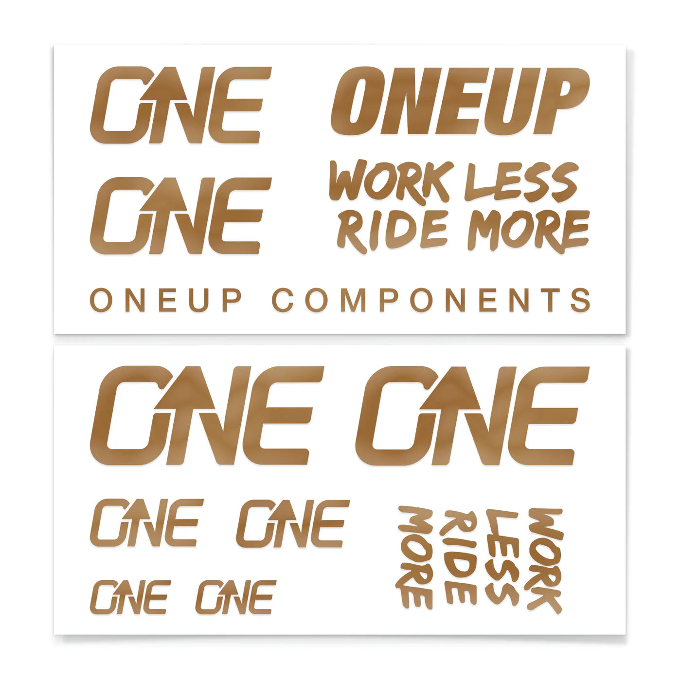 OneUp Handlebar Decal Kit Matte Bronze