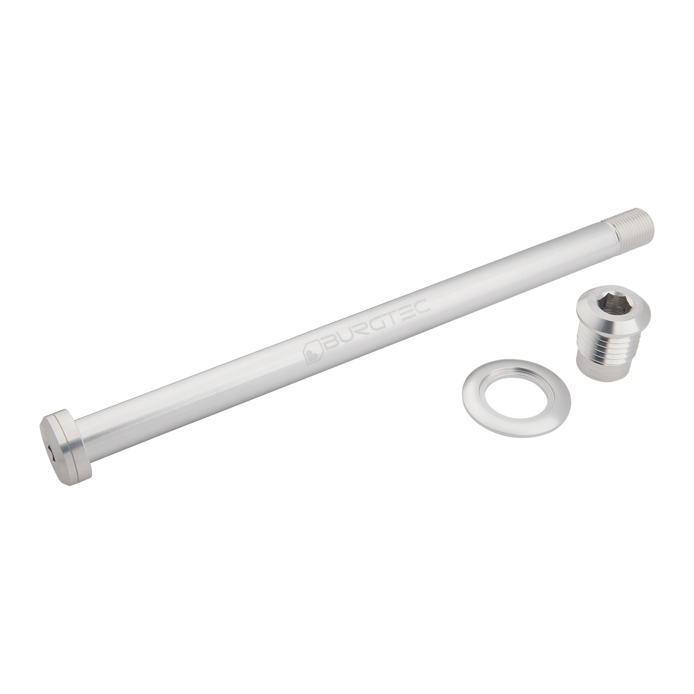 Orbea 184mm Rear Axle Rhodium Silver