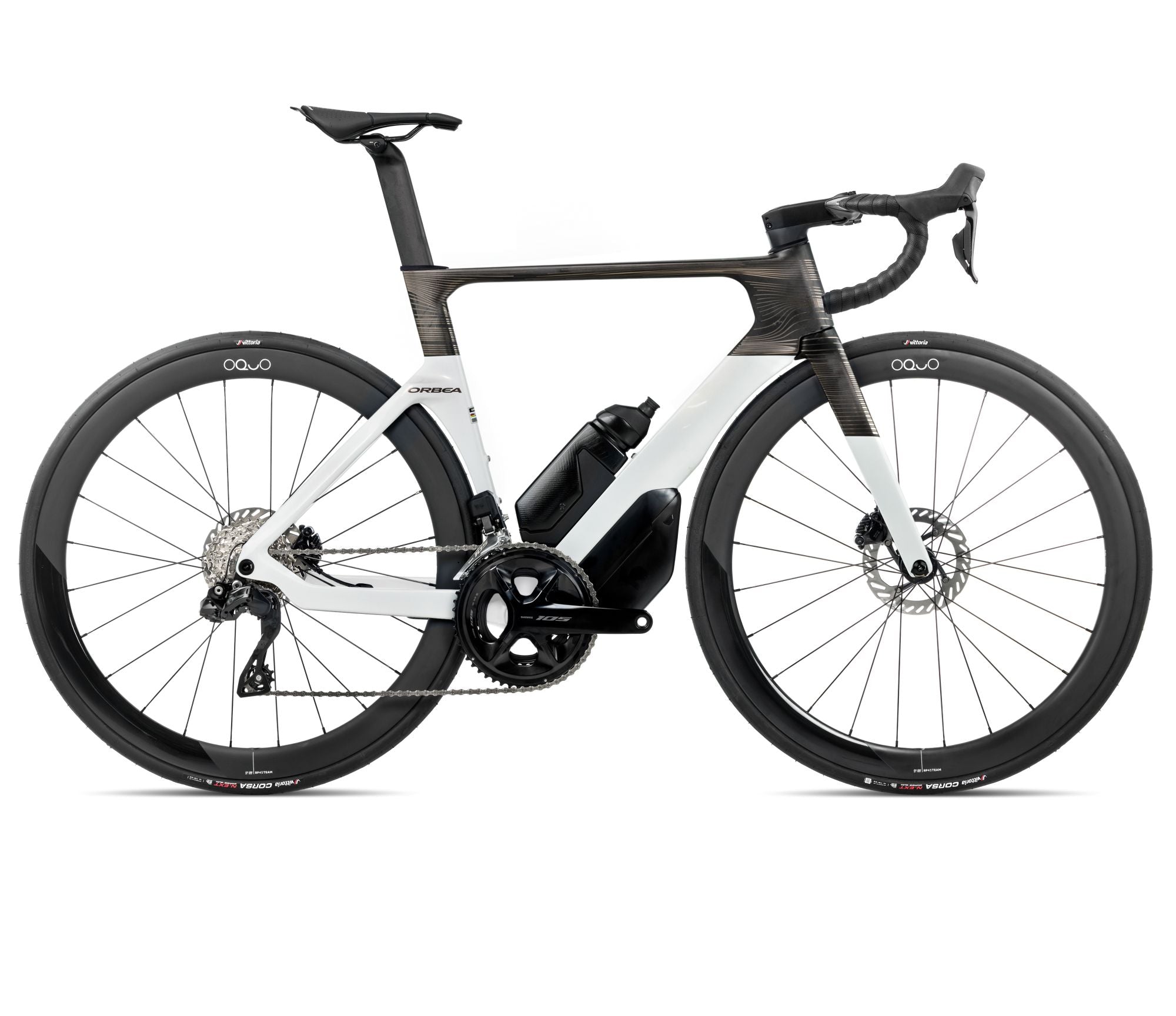 Orca Aero M35iLtd PWR 2026 Golden White (Gloss) - Carbon Raw (Matt) / 47