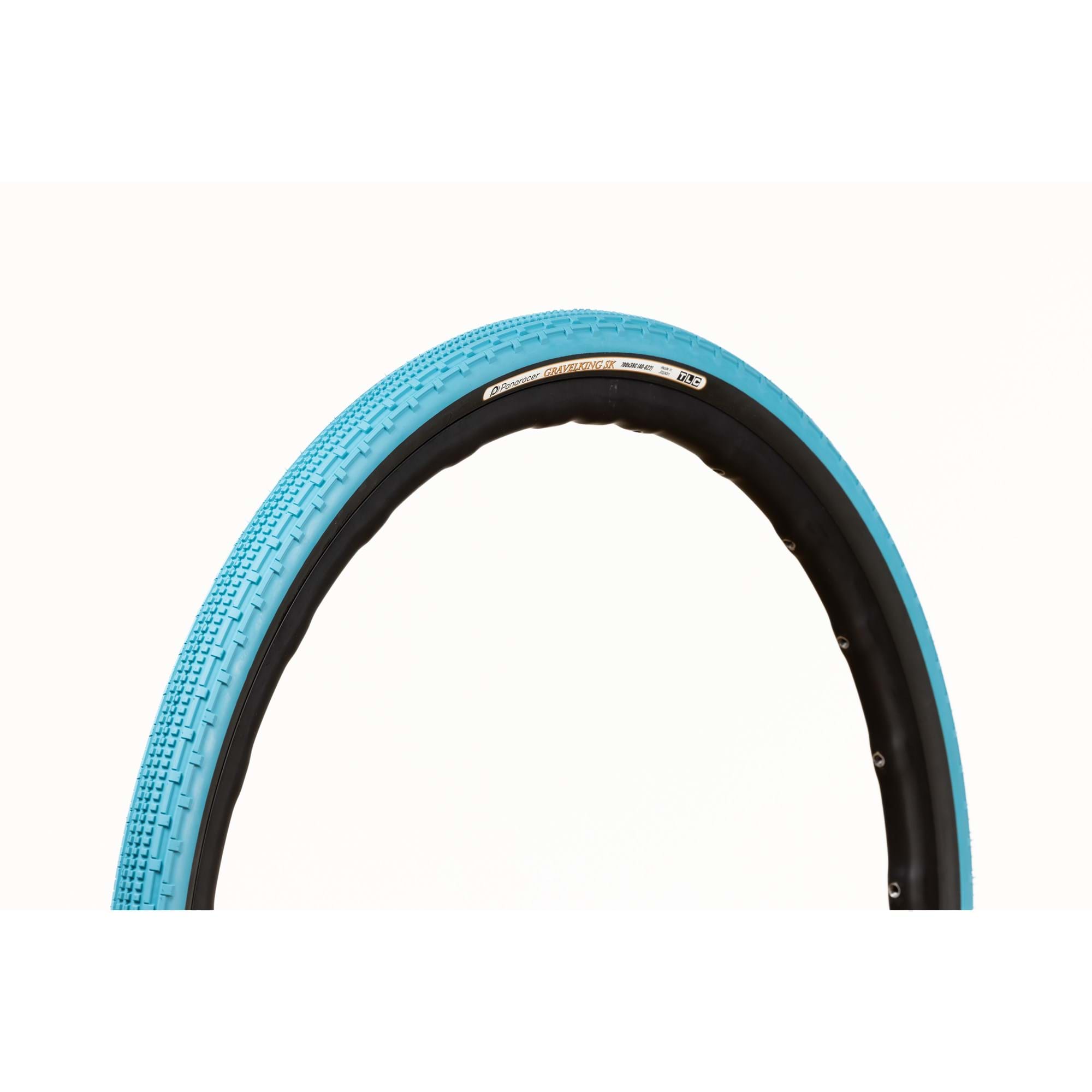 Panaracer GravelKing SK Colour Edition TLC Tyre Turquoise Blue/Black / 700 x 38c