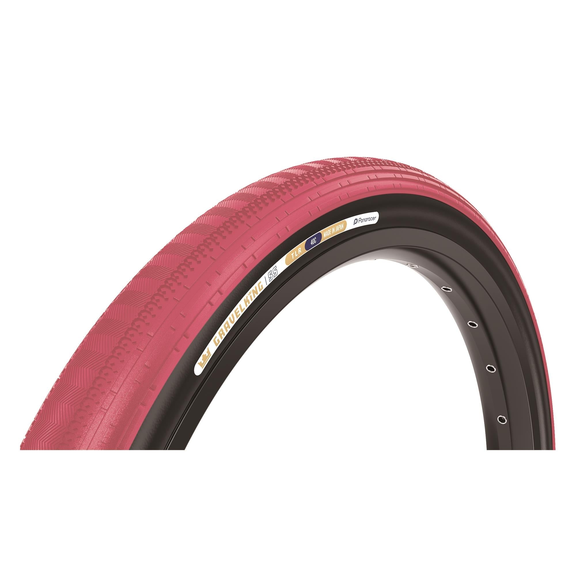 Panaracer GravelKing SS Colour Edition 2025 Cranberry / Black / 700 x 40C