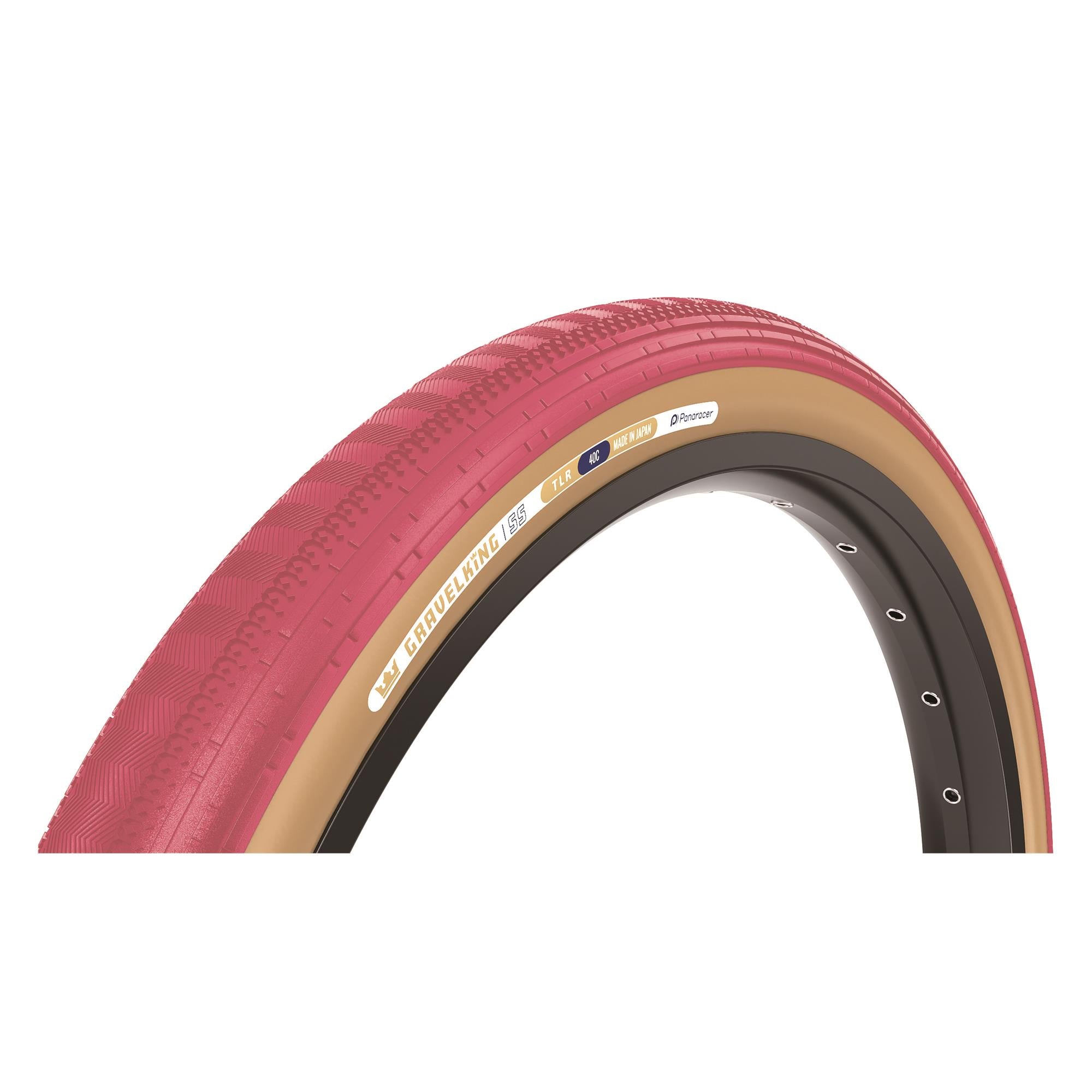 Panaracer GravelKing SS Colour Edition 2025 Cranberry / Brown / 700 x 40C