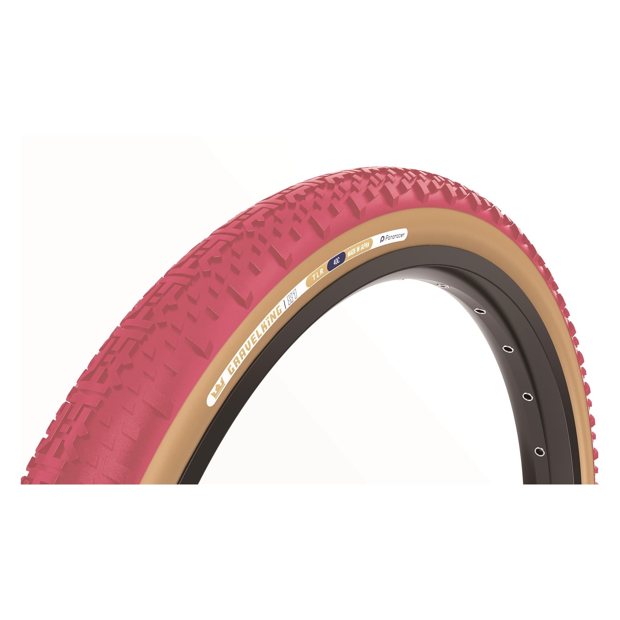 Panaracer GravelKing X1 Colour Edition 2025 Cranberry / Brown / 700 x 40C