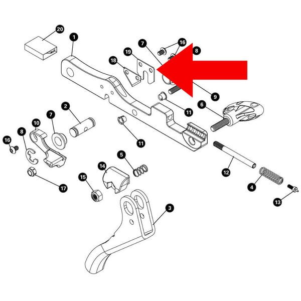 Park Tool 2489 - Blade Guard For HBT-1 Black / One size