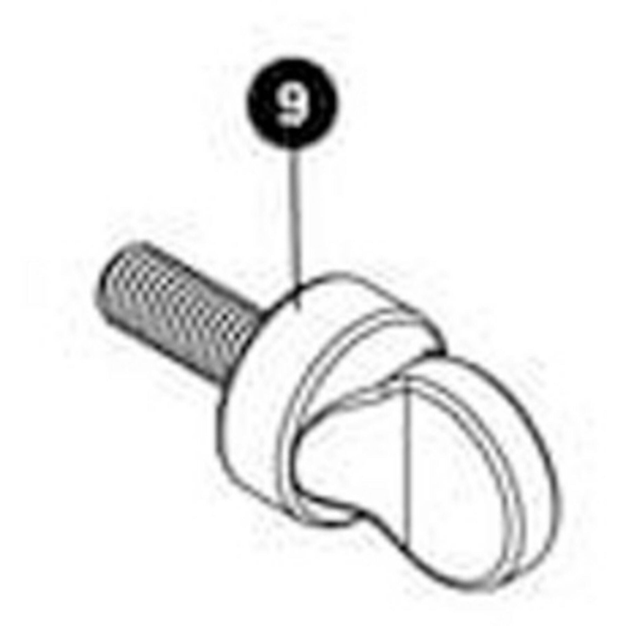 Park Tool 2543 Thumb Screw - WH-1 Black / One size