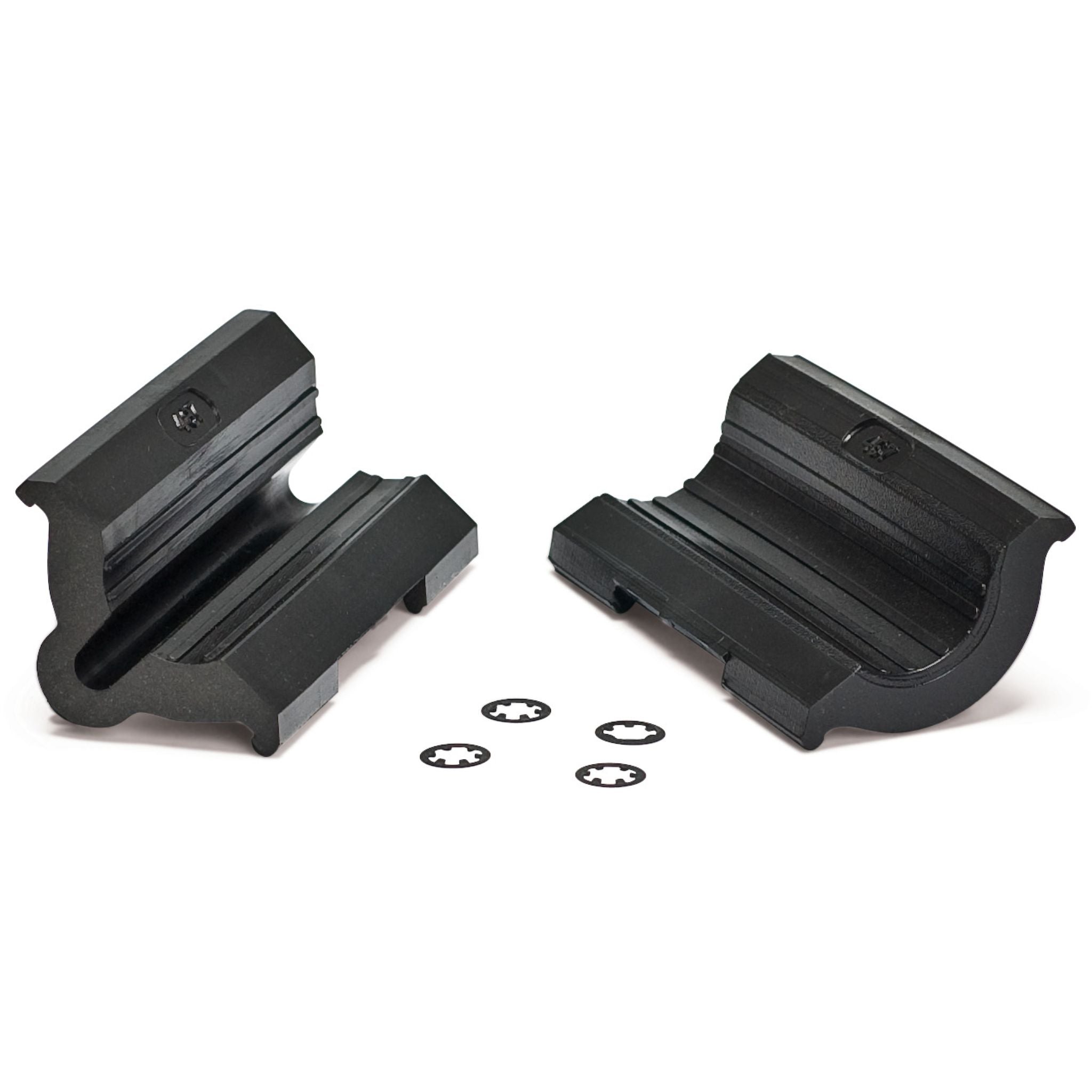 Park Tool 467G - Clamp covers for PCS-1 / 2 w/single cable reliefs Black / One size