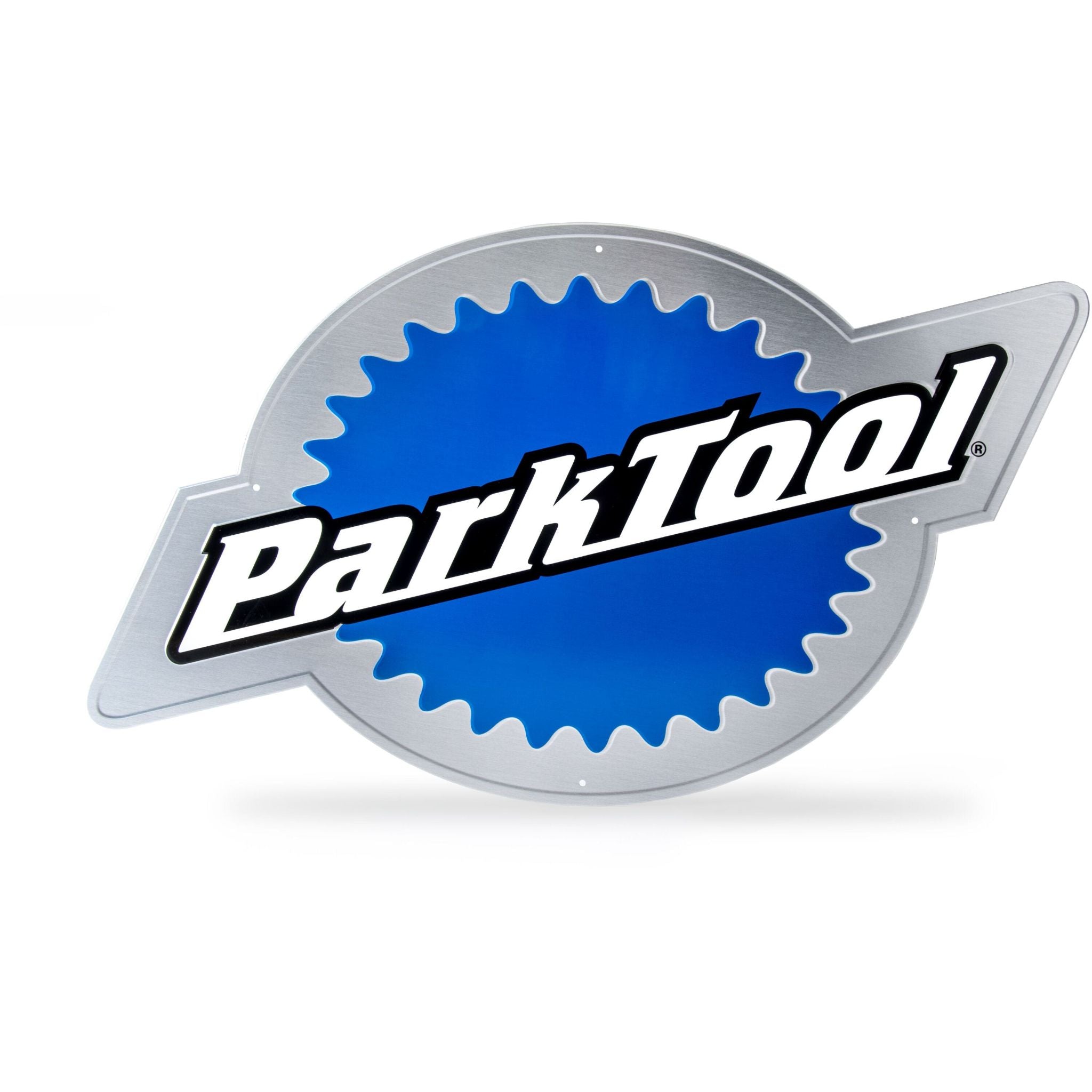 Park Tool MLS-3 - Metal Park Logo Sign Blue / Silver / One size