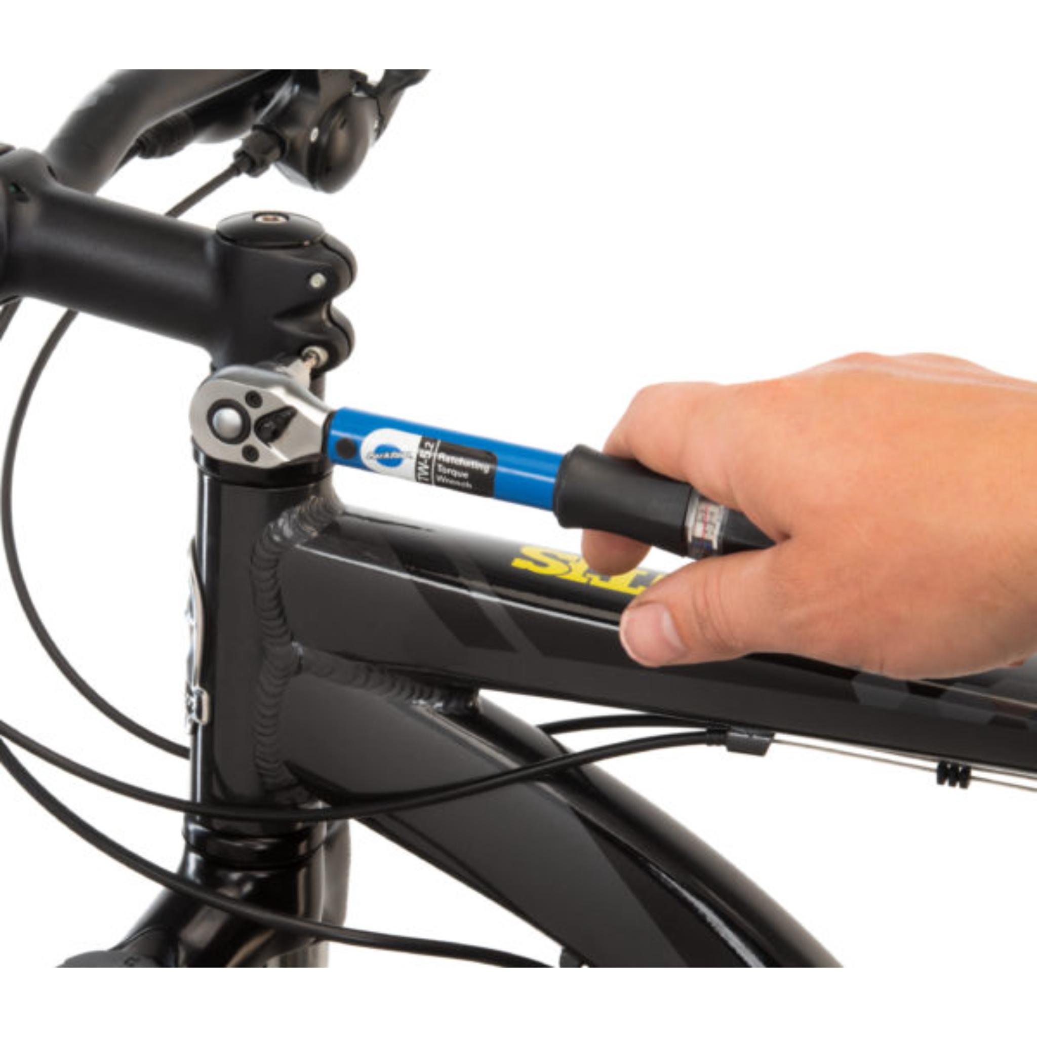 Park Tool TW-5.2 Ratcheting Torque Wrench: 2-14Nm 3/8 Drive Blue / Black / One Size