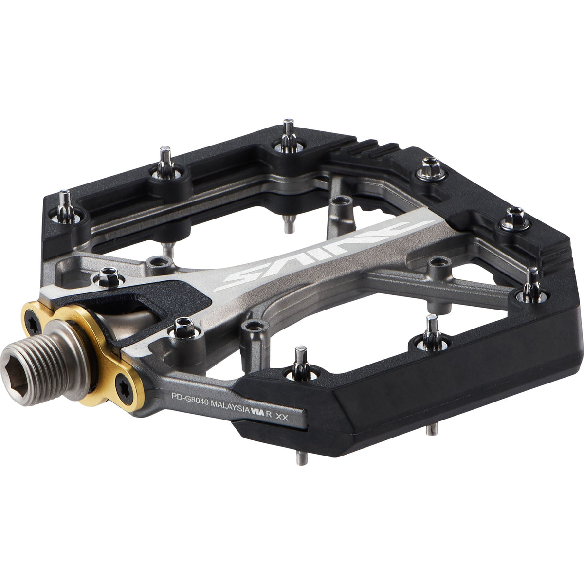 PD-G8040 Saint Flat Pedals Black/Silver