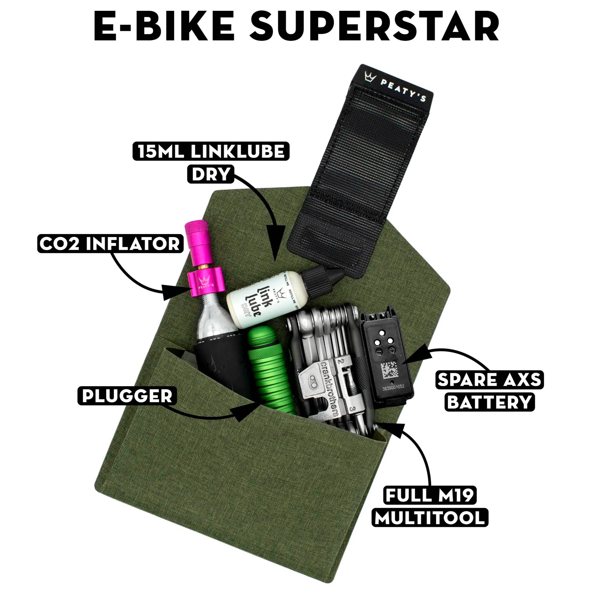 Peaty's HoldFast Trail Tool Wrap