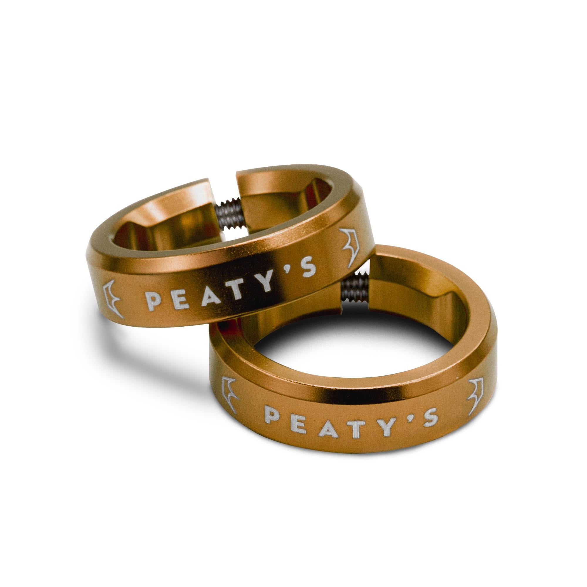 Peatys Monarch Grip Lock Rings Bourbon