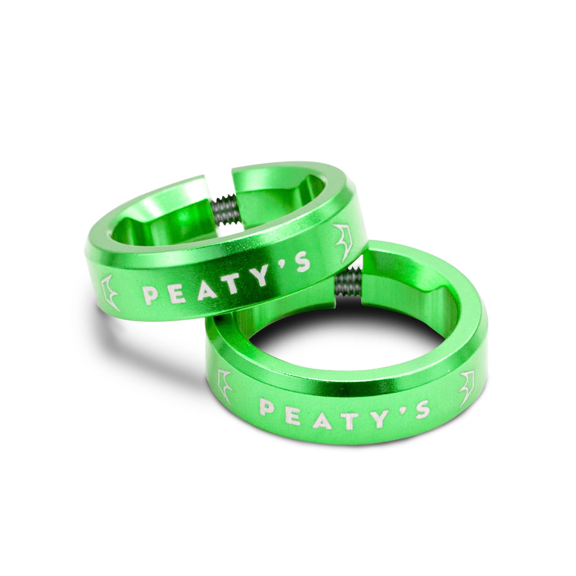 Peatys Monarch Grip Lock Rings Emerald
