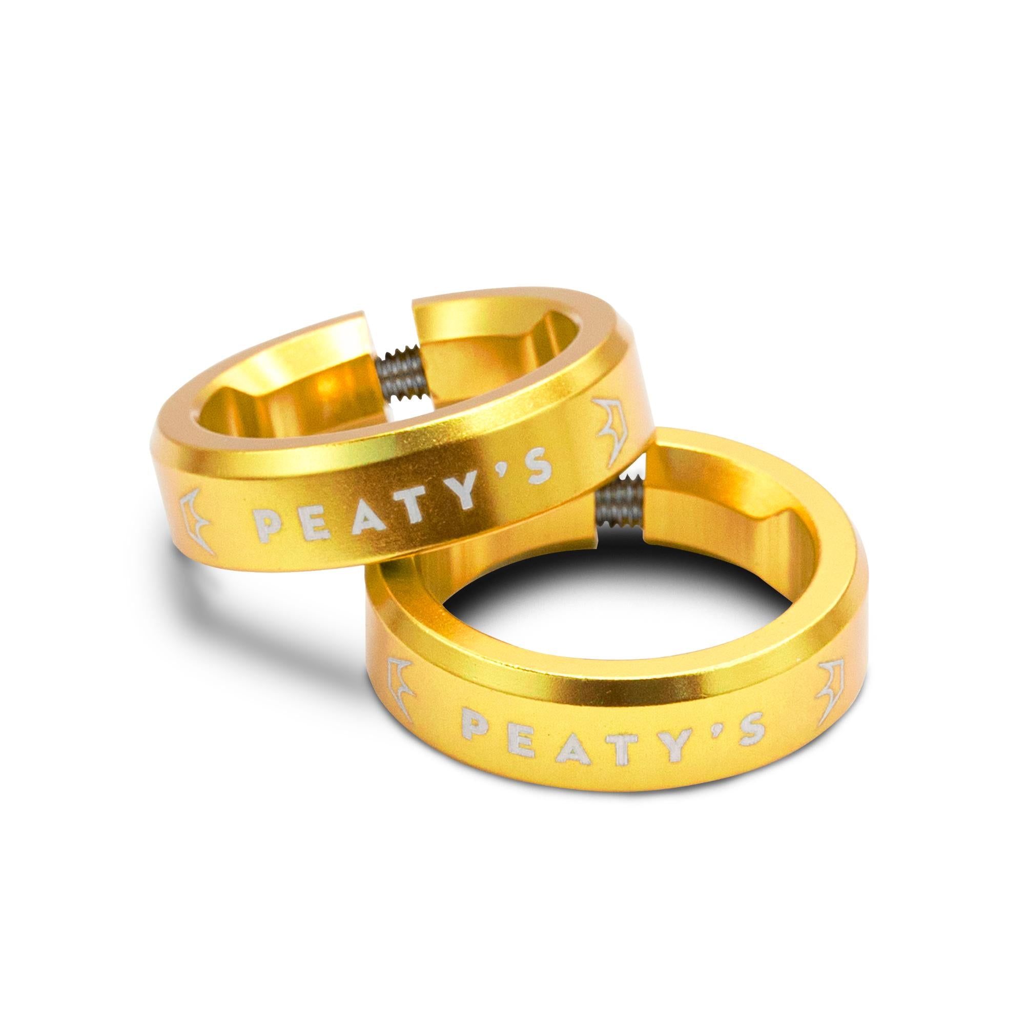 Peatys Monarch Grip Lock Rings Gold