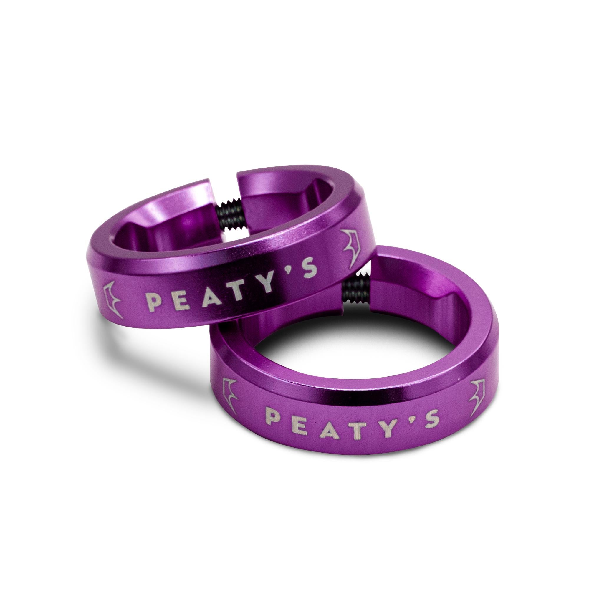 Peatys Monarch Grip Lock Rings Violet