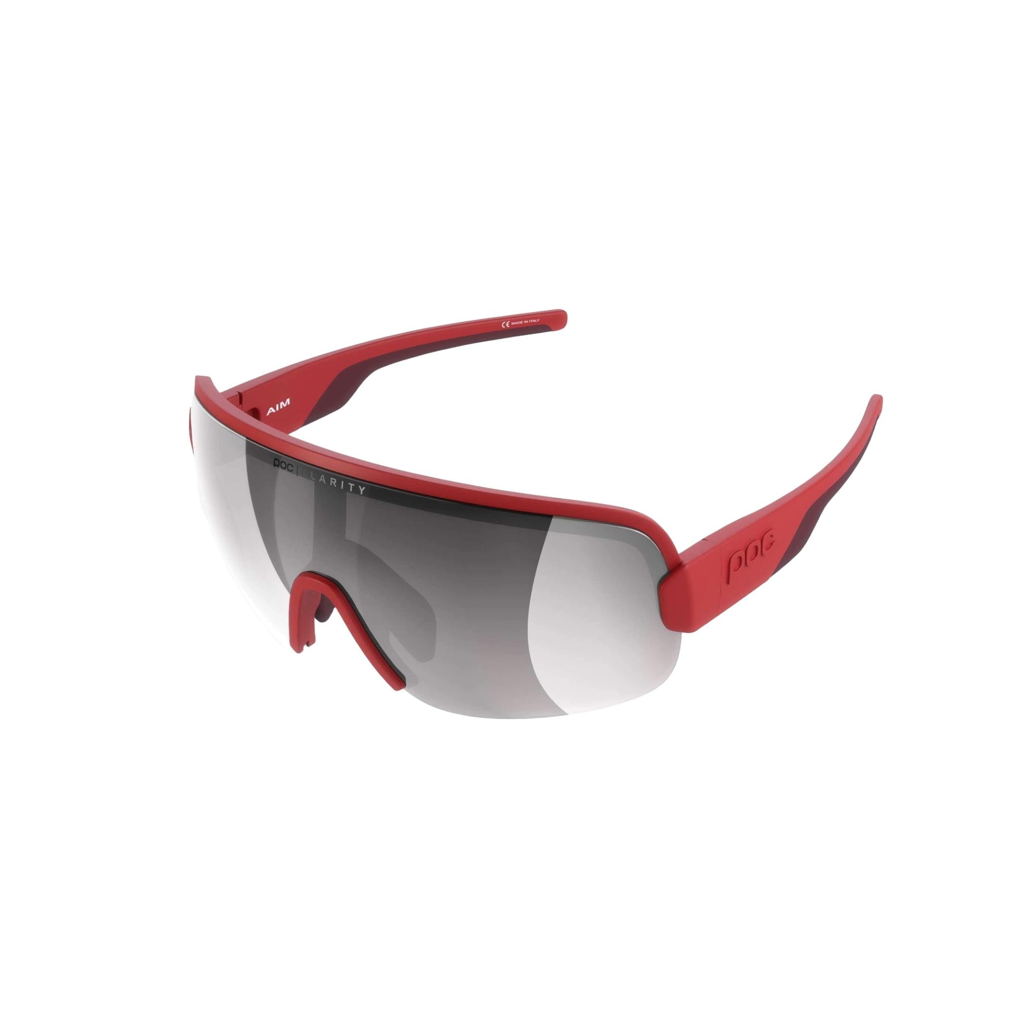 POC Aim Prismane Red / Clarity Road/Sunny Silver