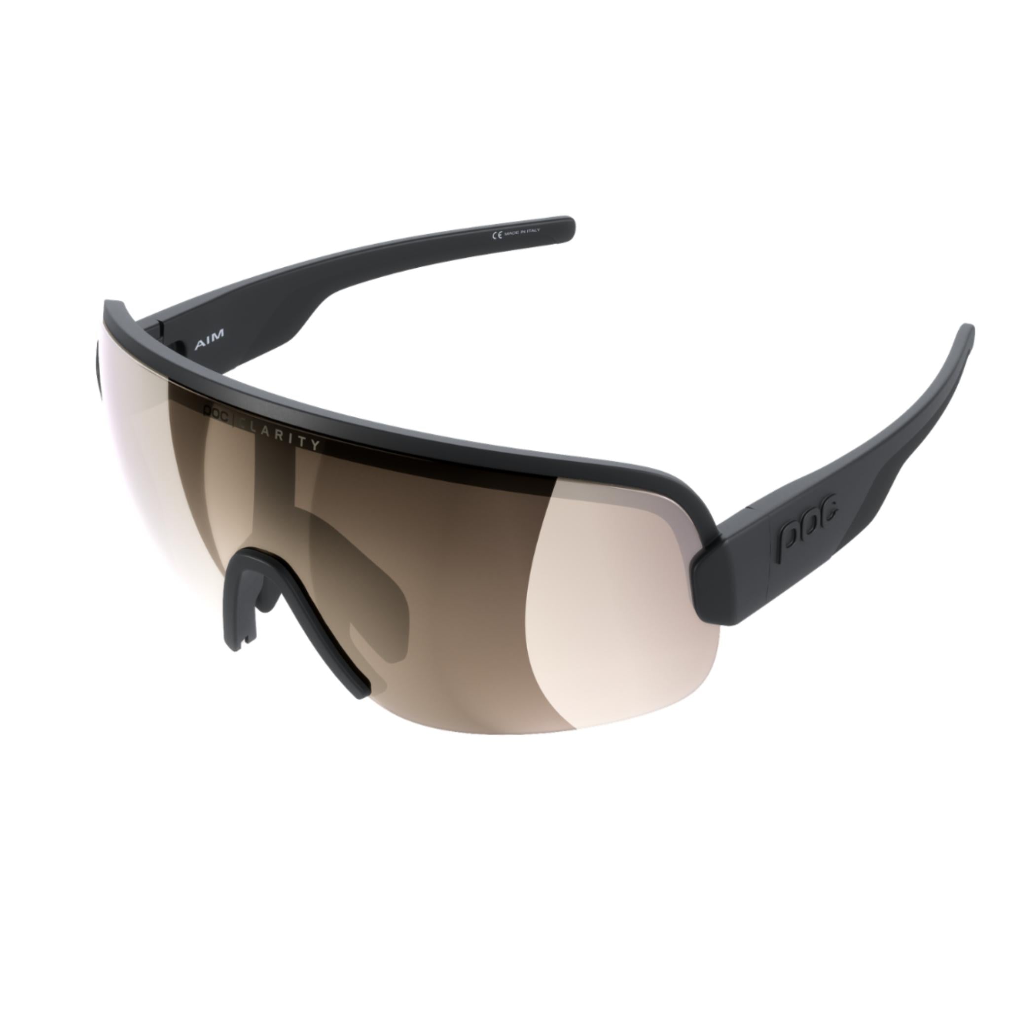 POC Aim Uranium Black / Clarity Trail/Partly Sunny Light Silver