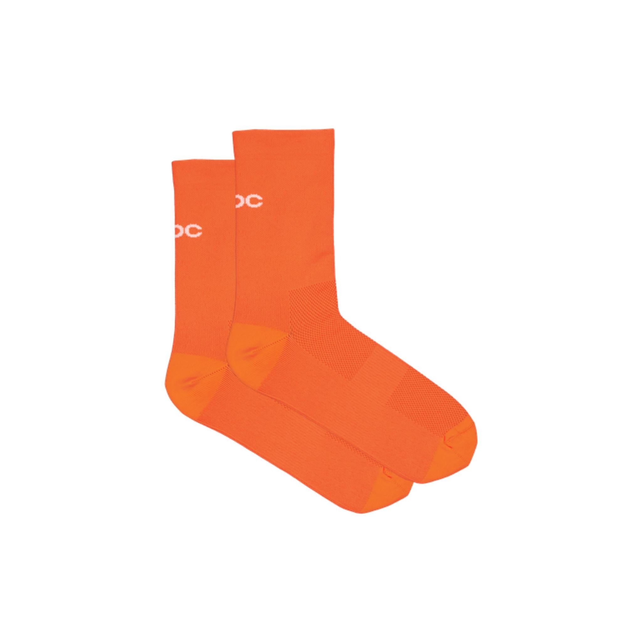 POC Cadence Road Socks Zink Orange / Small/37-39