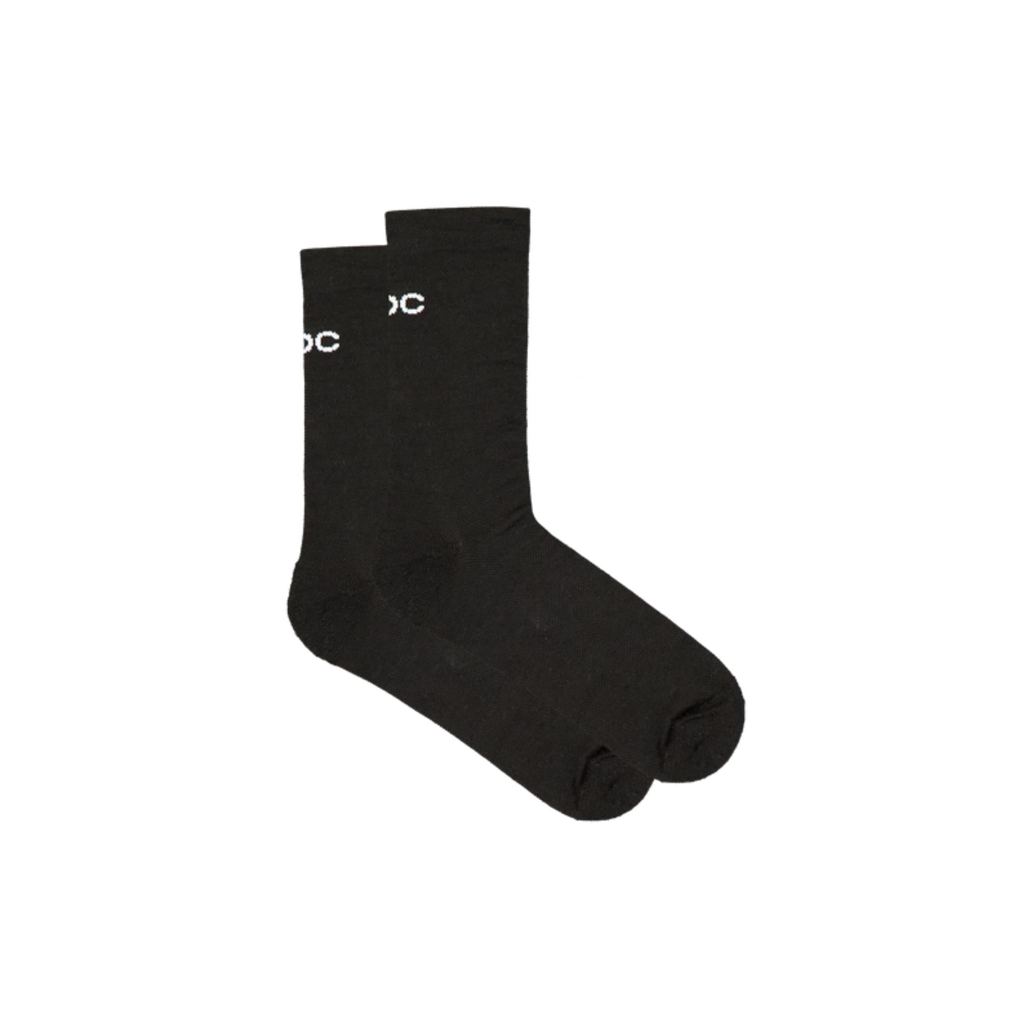 POC Cadence Road Thermal Socks Uranium Black / Small/37-39