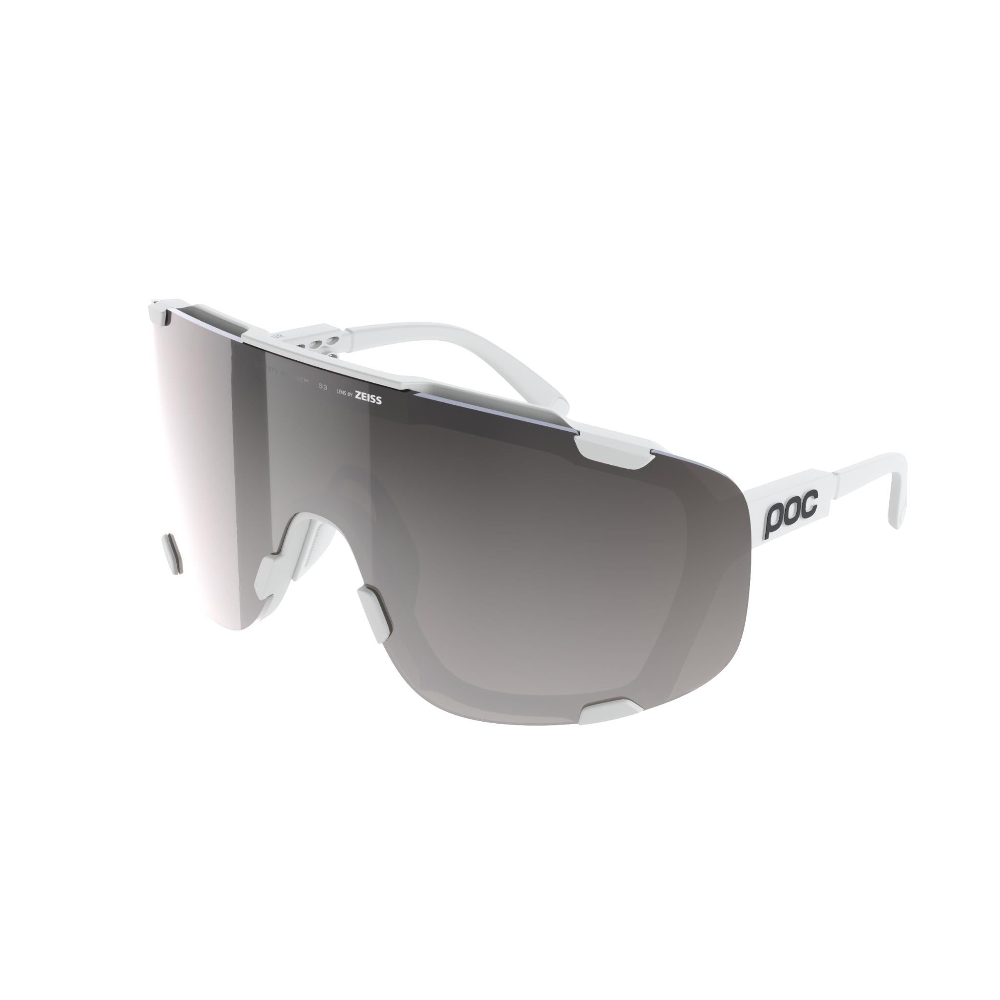 POC Devour WF Glasses Hydrogen White / Clarity Road/Sunny Silver