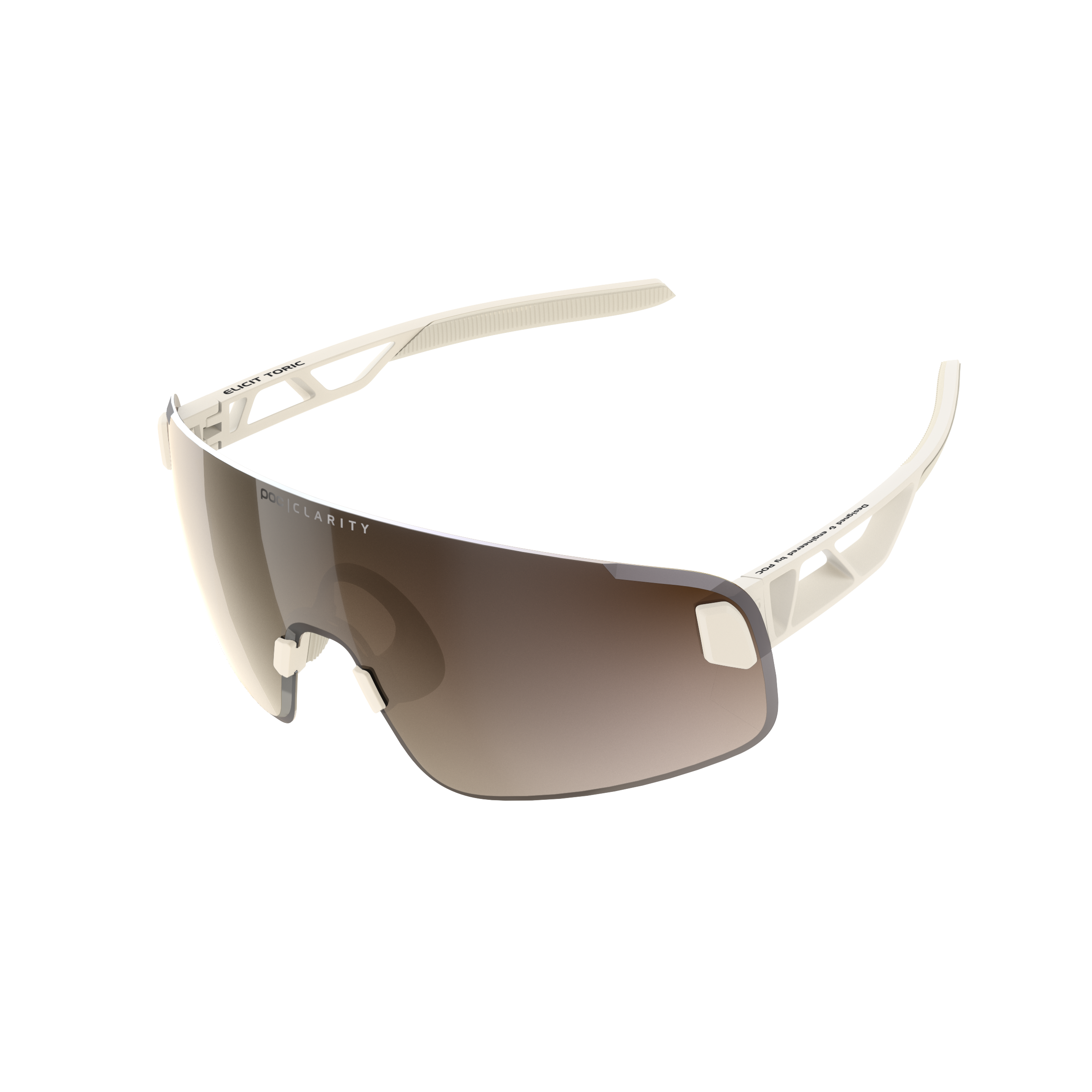 POC Elicit Toric Glasses Okenite Off-White / Clarity Trail/Partly Sunny Silver
