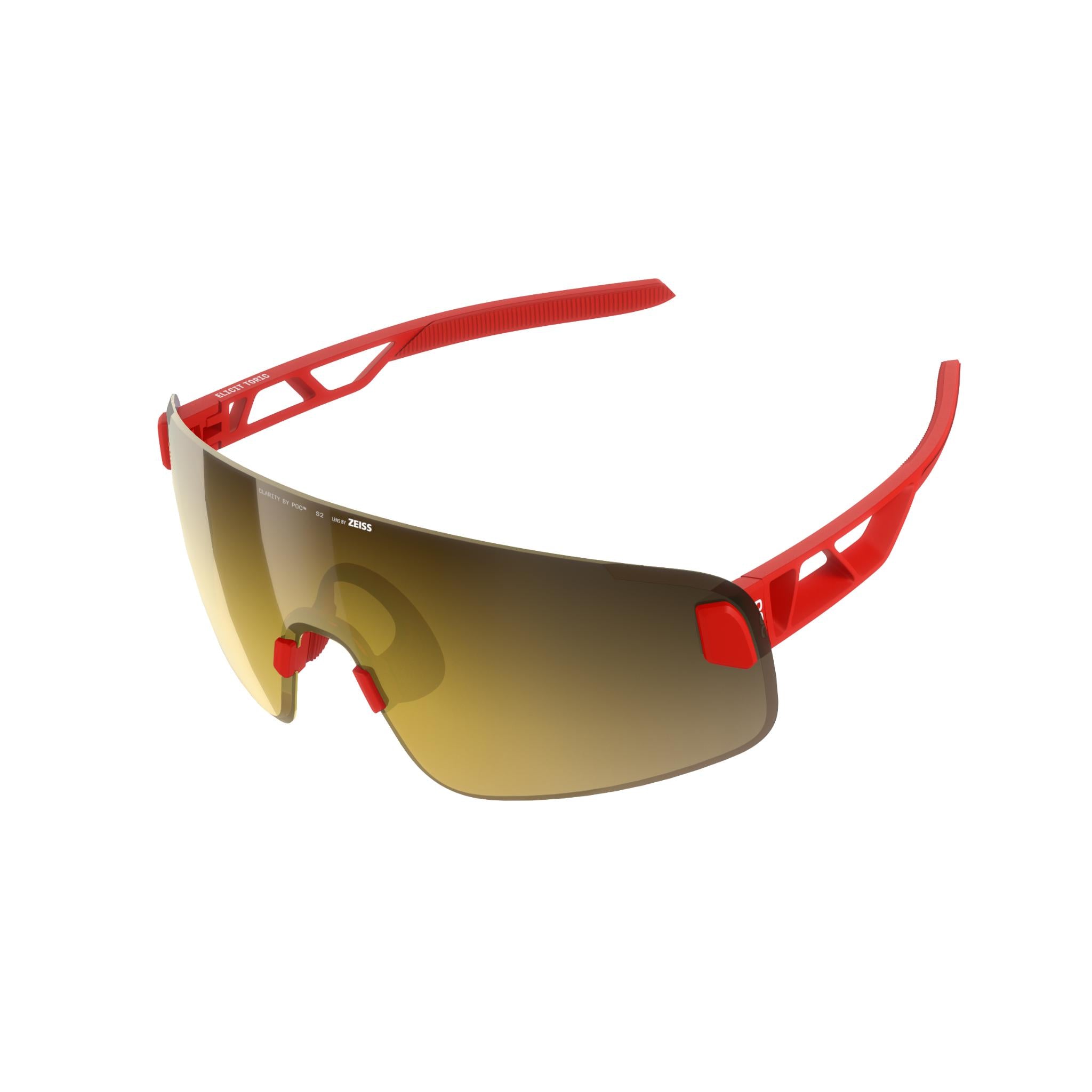 POC Elicit Toric Glasses Prismane Red / Clarity Road/Partly Sunny Gold