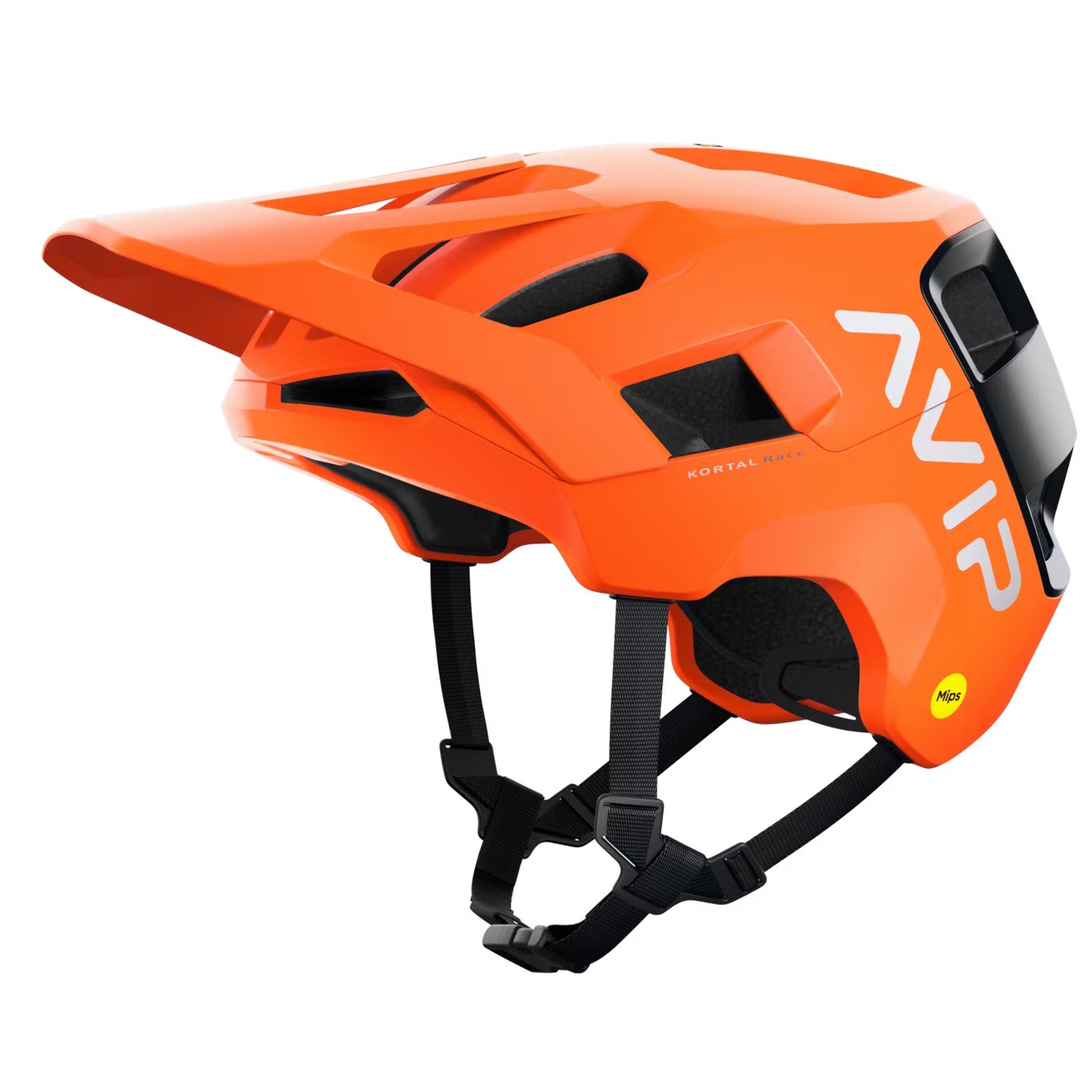 POC Kortal Race MIPS MTB Helmet Fluorescent Orange AVIP/Uranium Black / XS-S/51-54cm