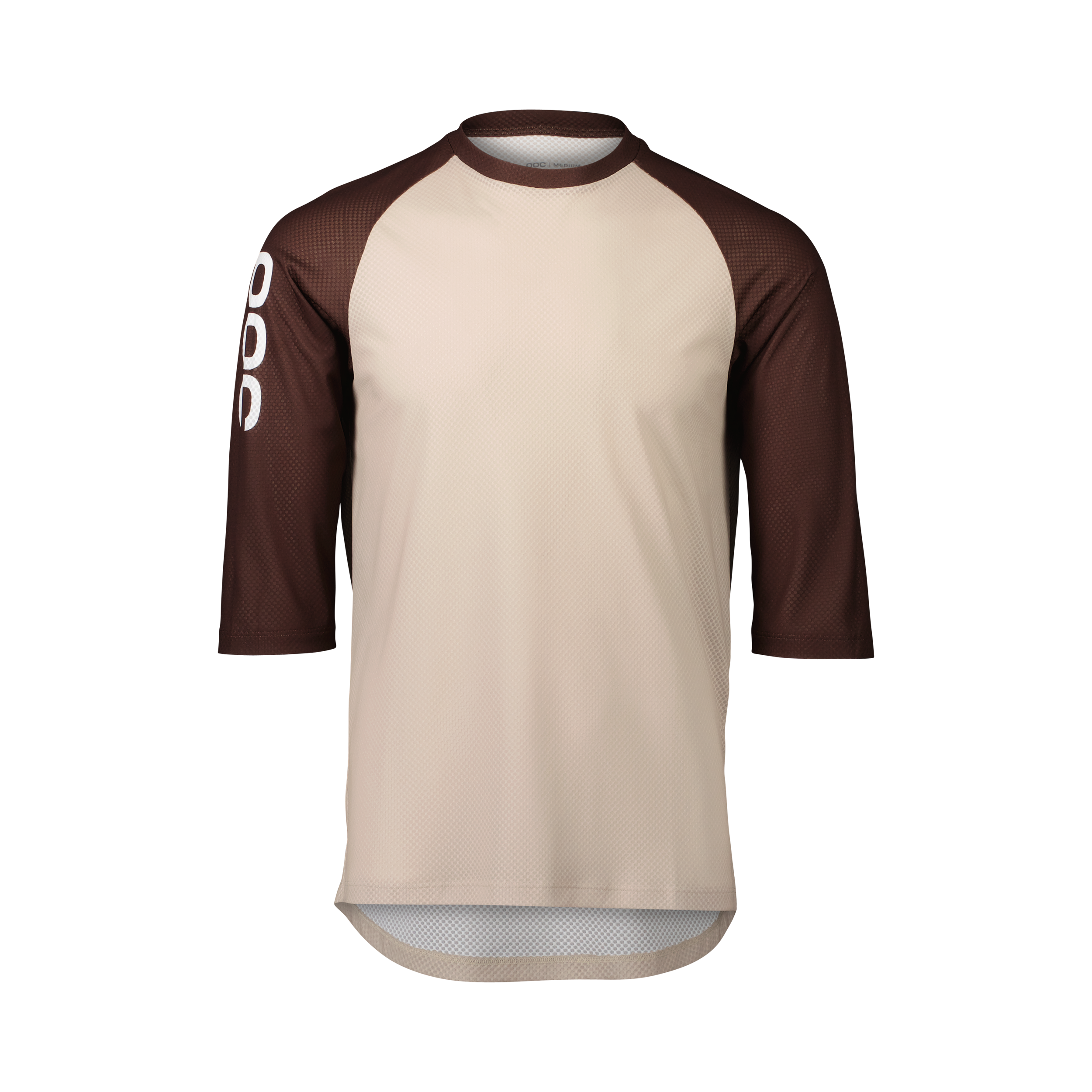 POC MTB Pure 3/4 Jersey Light Sandstone Beige/Axinite Brown / XS