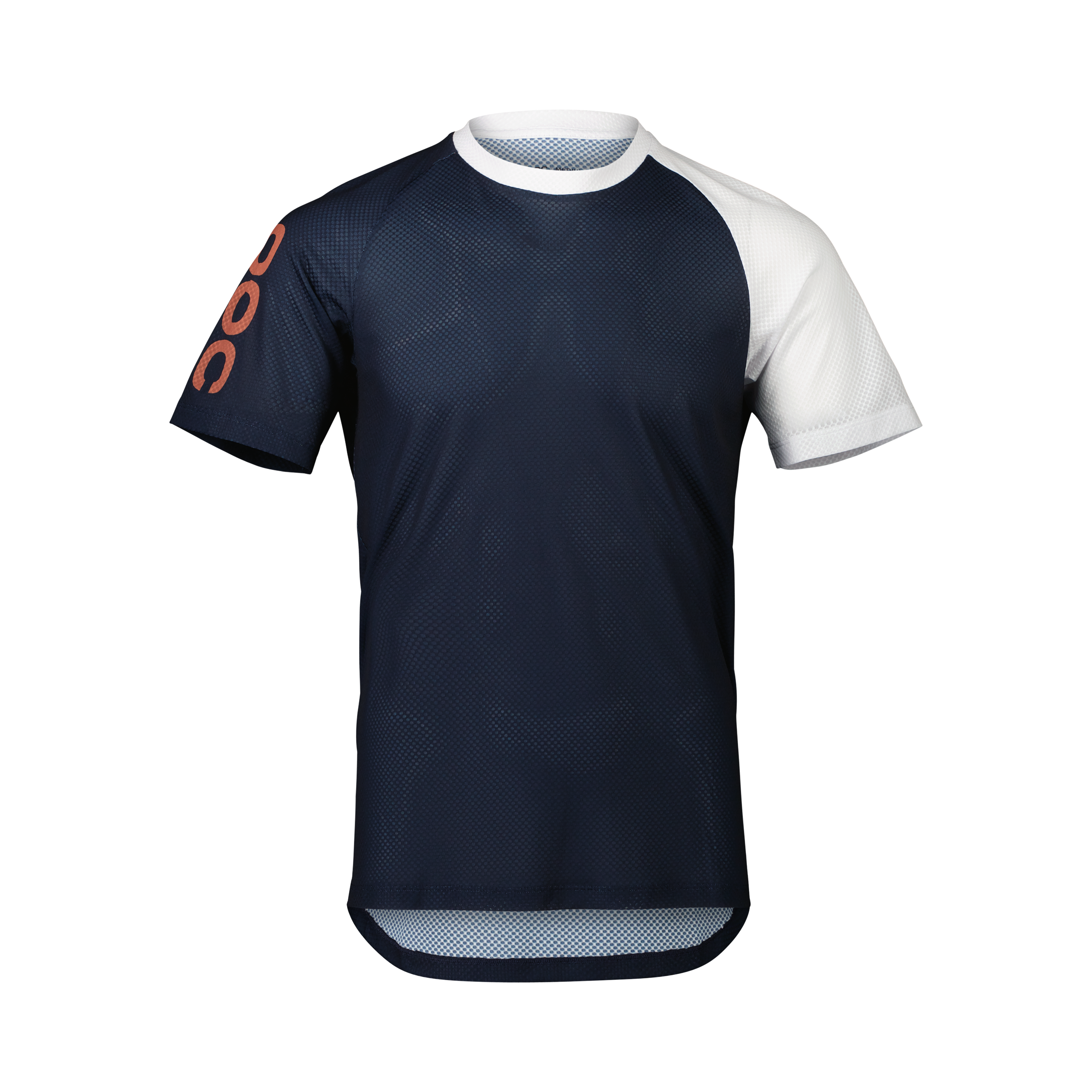 POC MTB Pure Tee Turmaline Navy/Hydrogen White / XS