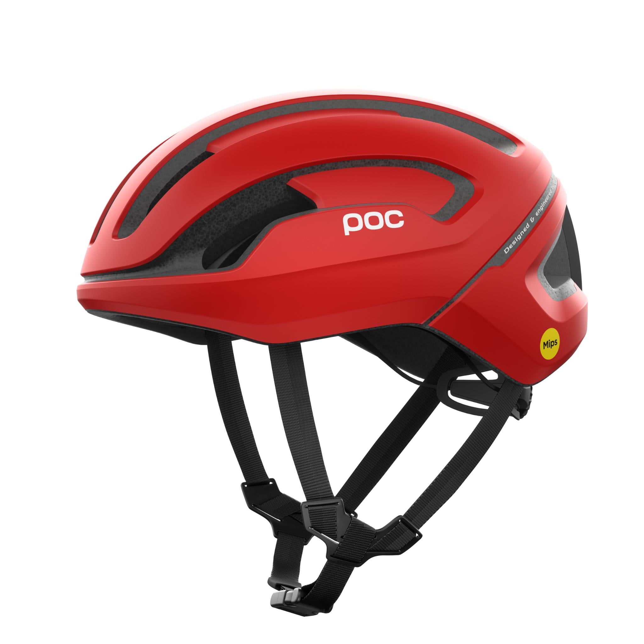 POC Omne Air WF MIPS Road Helmet Prismane Red Matt / S/55-58cm