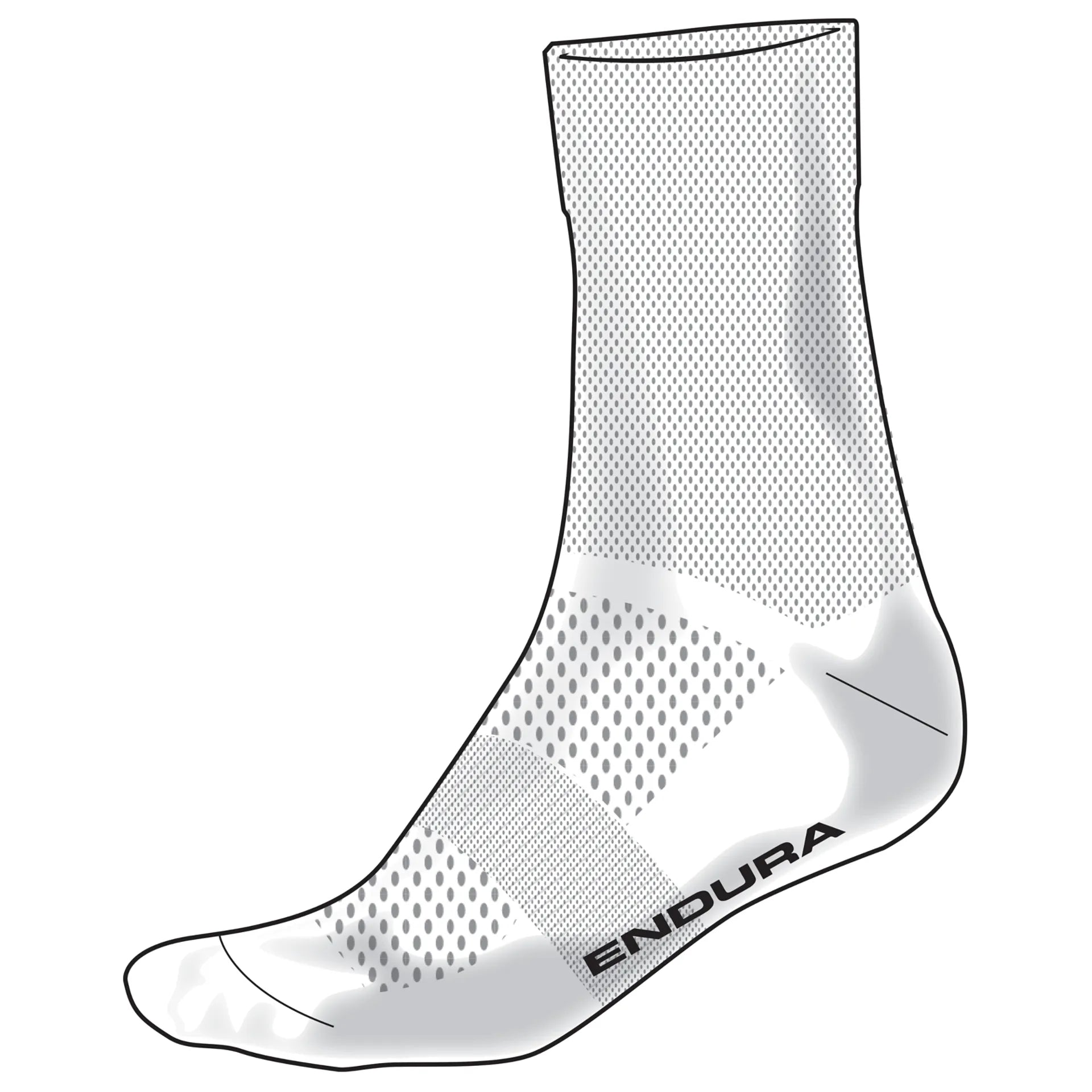 Pro SL Power Sock White / S-M