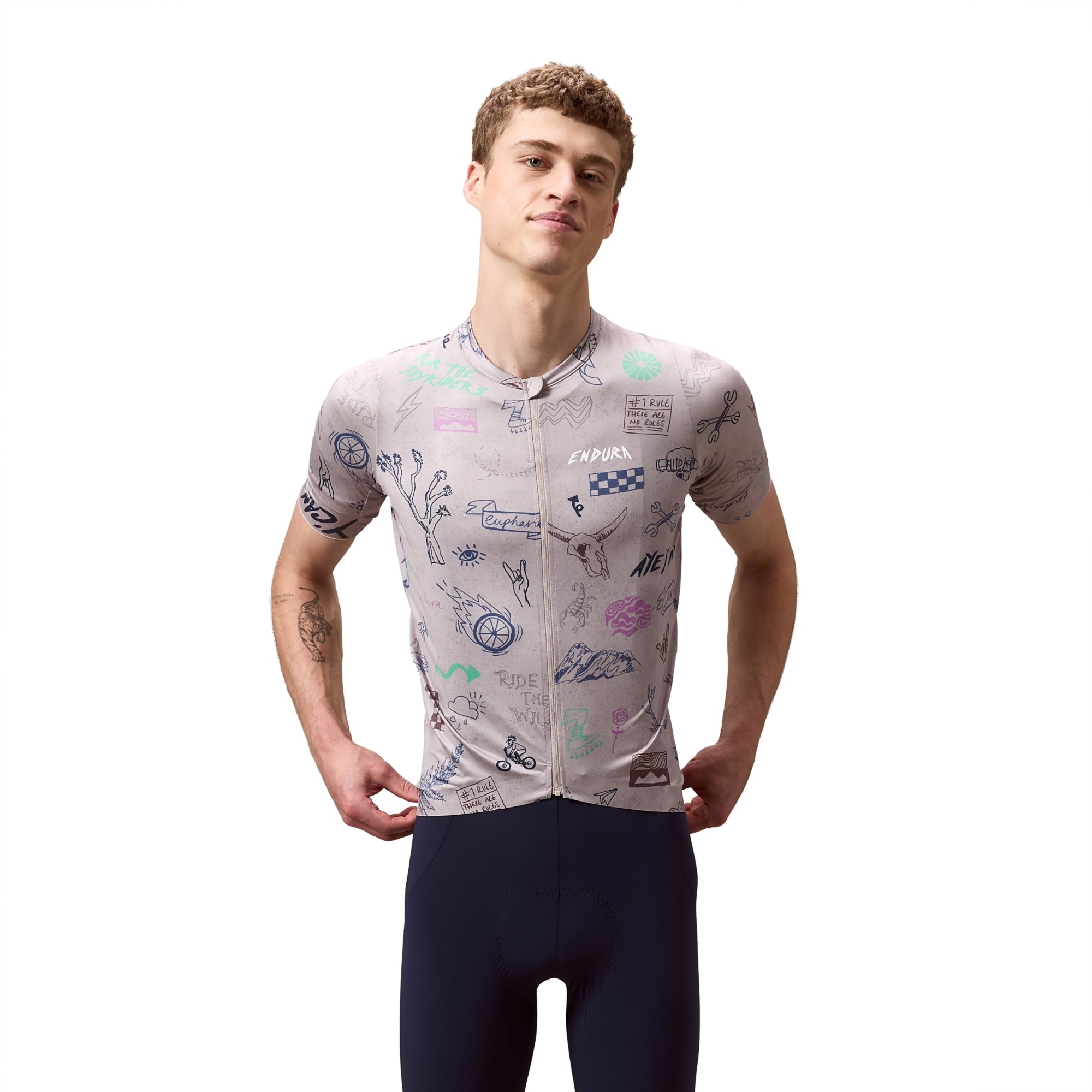 Pro SL S/S Print Jersey Titanium / XS