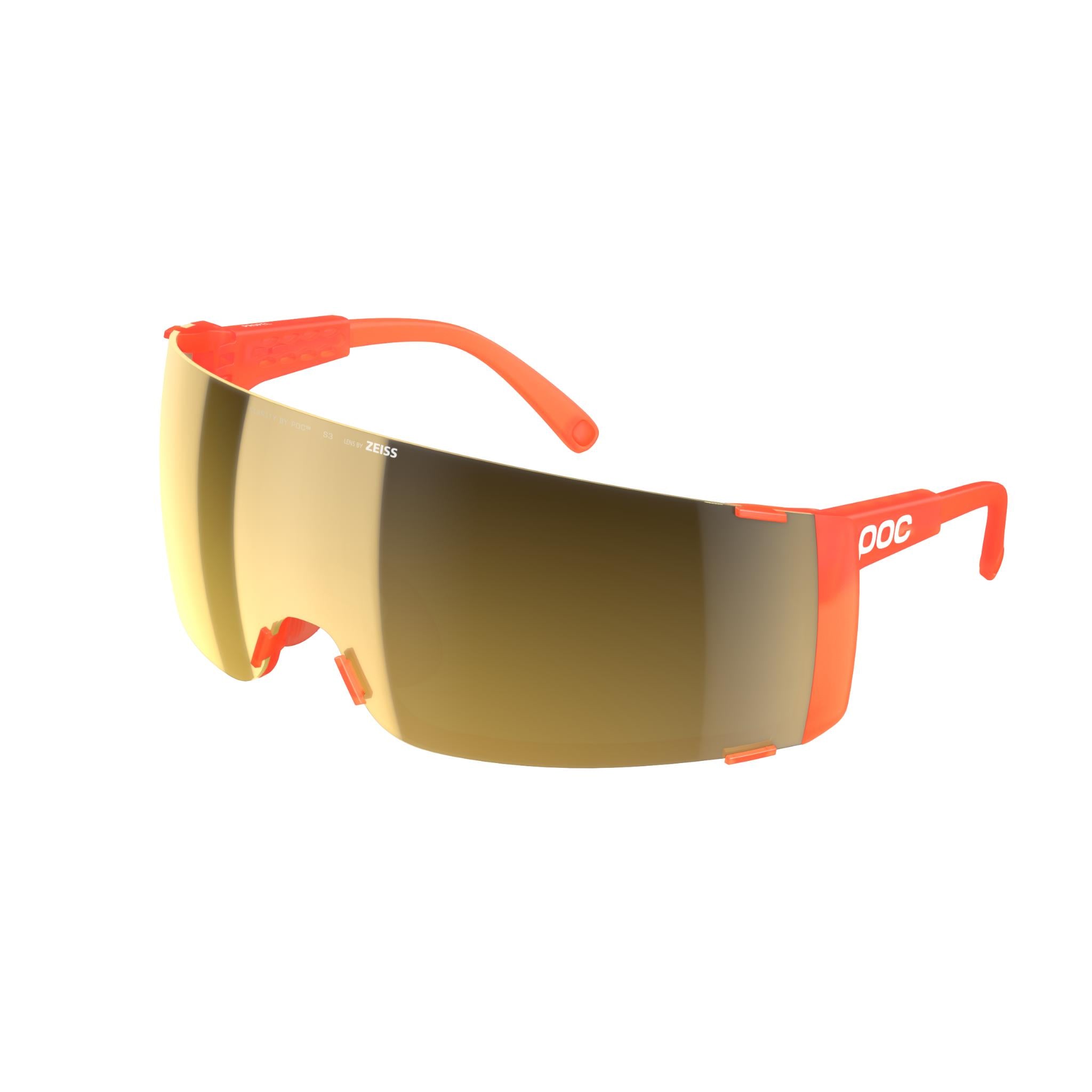 Propel Glasses Fluorescent Orange Translucent/Clarity Road/Sunny Gold / One Size