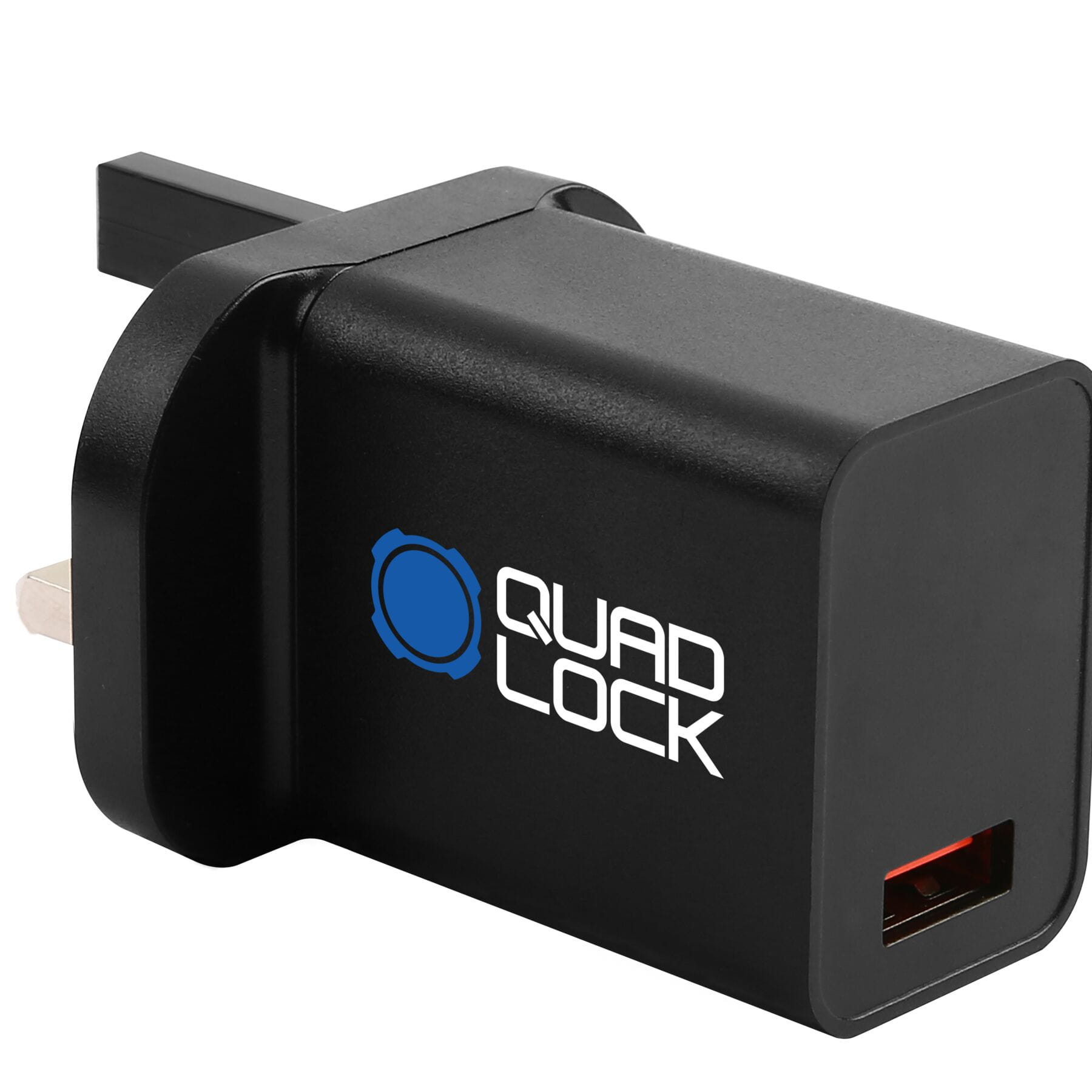 Quad Lock 18W Power Adaptor - UK Standard (Type G) Black / One Size