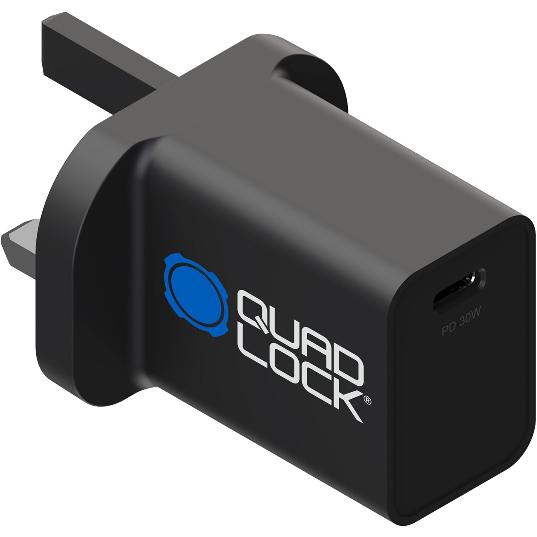 Quad Lock 30W Power Adaptor - UK Standard (Type G) Black / One Size