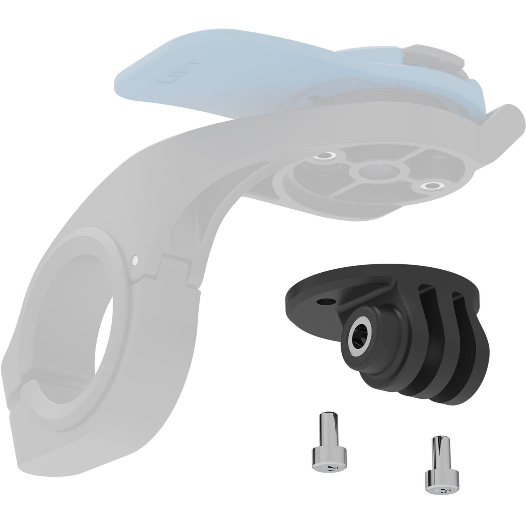 Quad Lock Action Cam Adaptor for OFM Black / One Size
