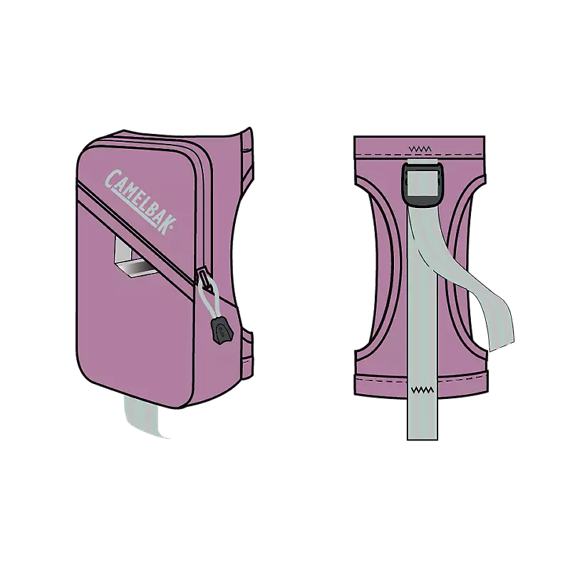 Quick Grip Chill Insulated Handheld Bottle 620ml Lavender / 500ml