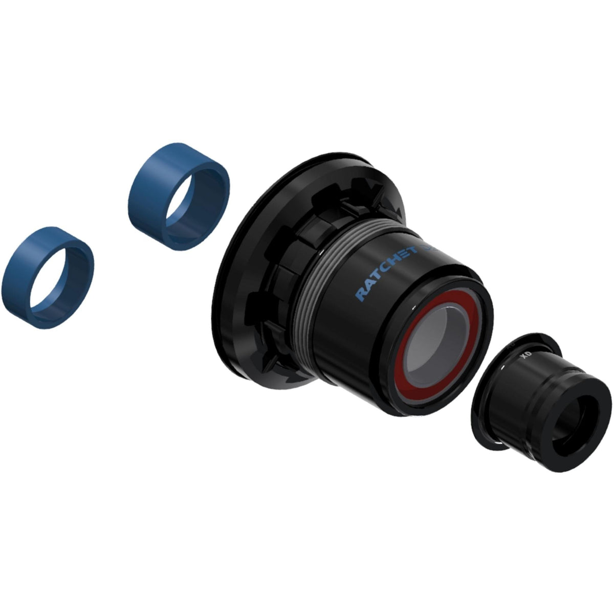 Ratchet DEG Freehub Conversion Kit Hybrid Steel Grey / SRAM XD / 12mm