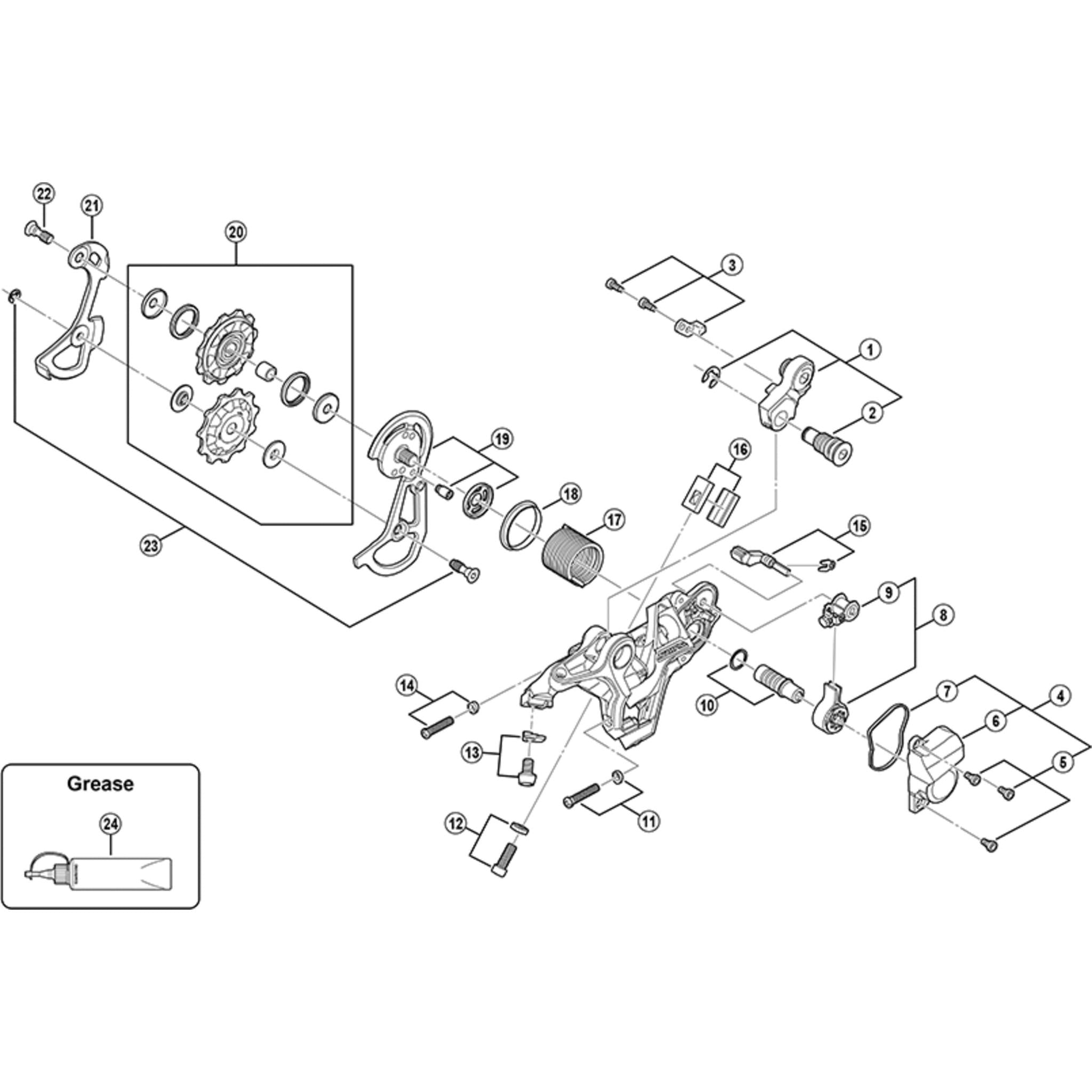 RD-M820 Adjusting Screw and Plate, M4 x 20 mm