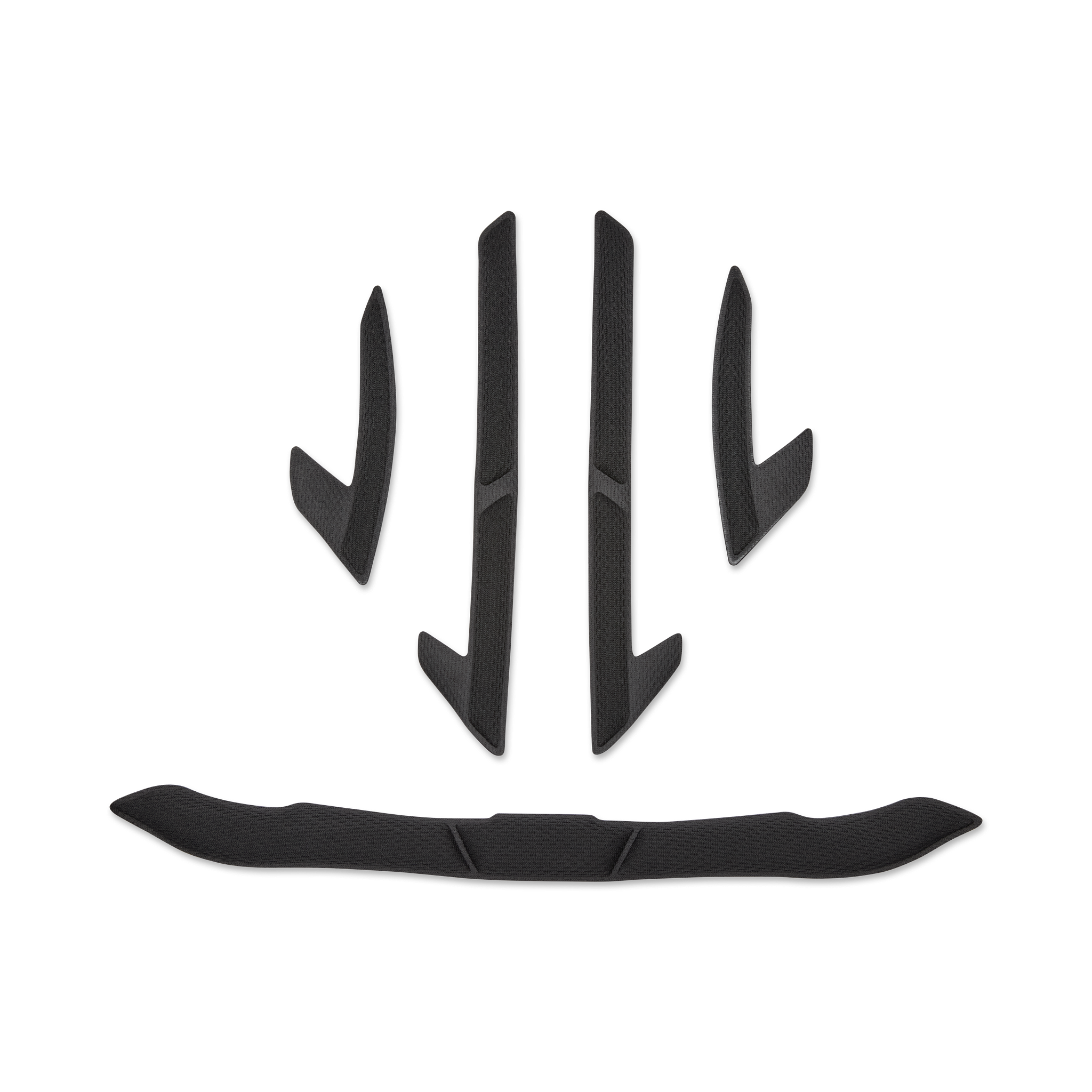 Register II Helment Replacement Pad Kit Black / Universal Adult