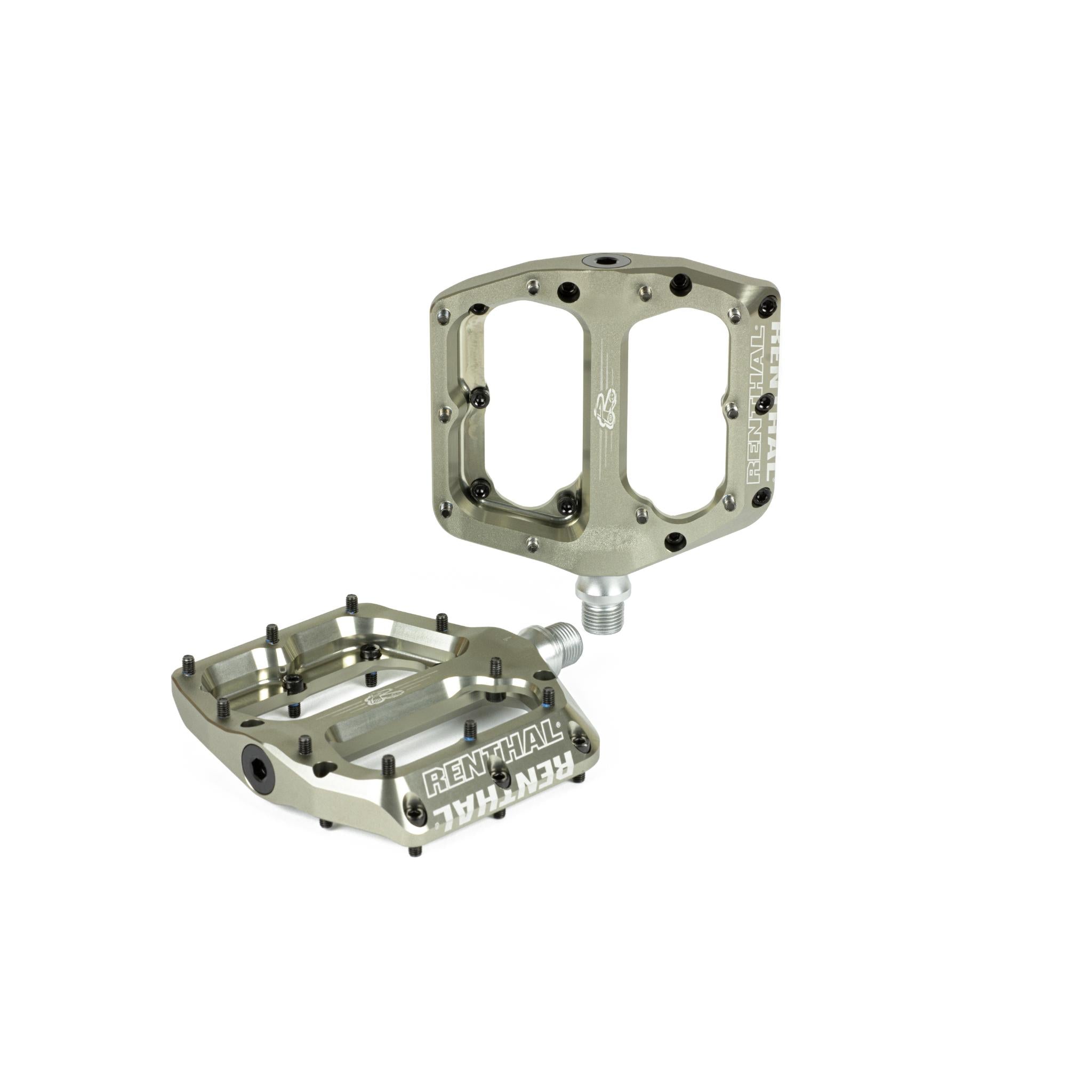 Renthal Revo-F Flat MTB Pedals Gold