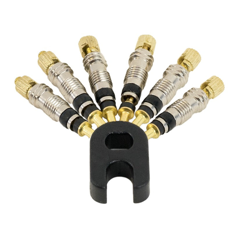 Replacement Presta Valve Cores Gold / One Size