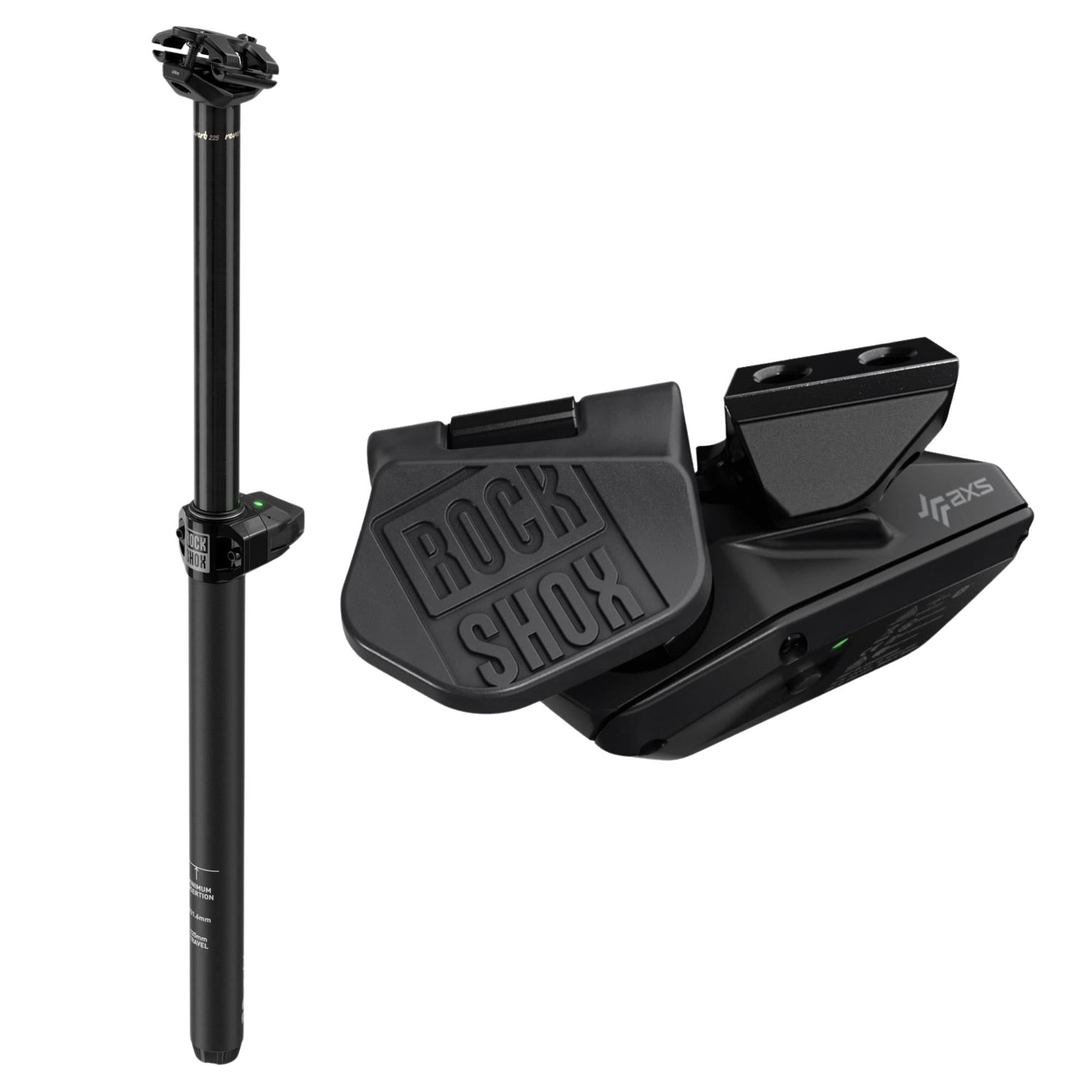 Reverb AXS B1 with 1 Button Left Hand Remote Black / 30.9mm x 100mm