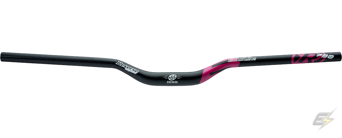 Reverse Base Handlebars Black/Candy / 790mm x 31.8mm x 35mm Rise