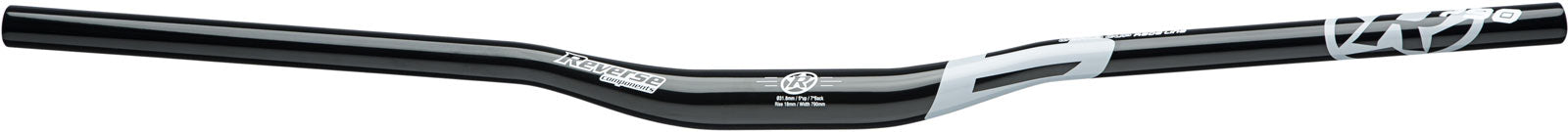 Reverse Base Handlebars Black/Grey / 790mm x 35mm x 18mm Rise