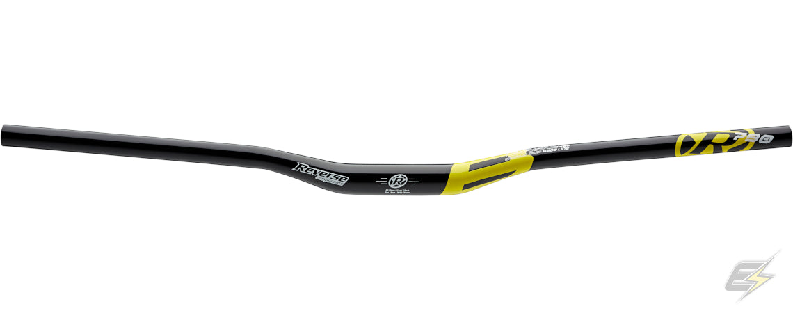 Reverse Base Handlebars Black/Yellow / 790mm x 31.8mm x 18mm Rise
