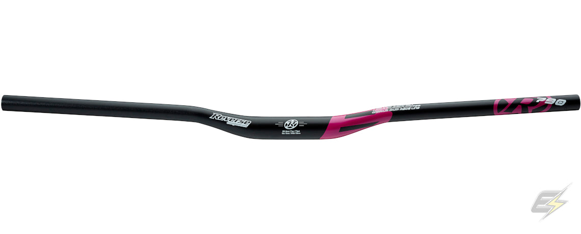 Reverse Base Handlebars Matt Black/Candy / 790mm x 31.8mm x 18mm Rise