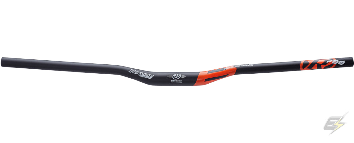 Reverse Base Handlebars Matt Black/Fox Orange / 790mm x 31.8mm x 18mm Rise